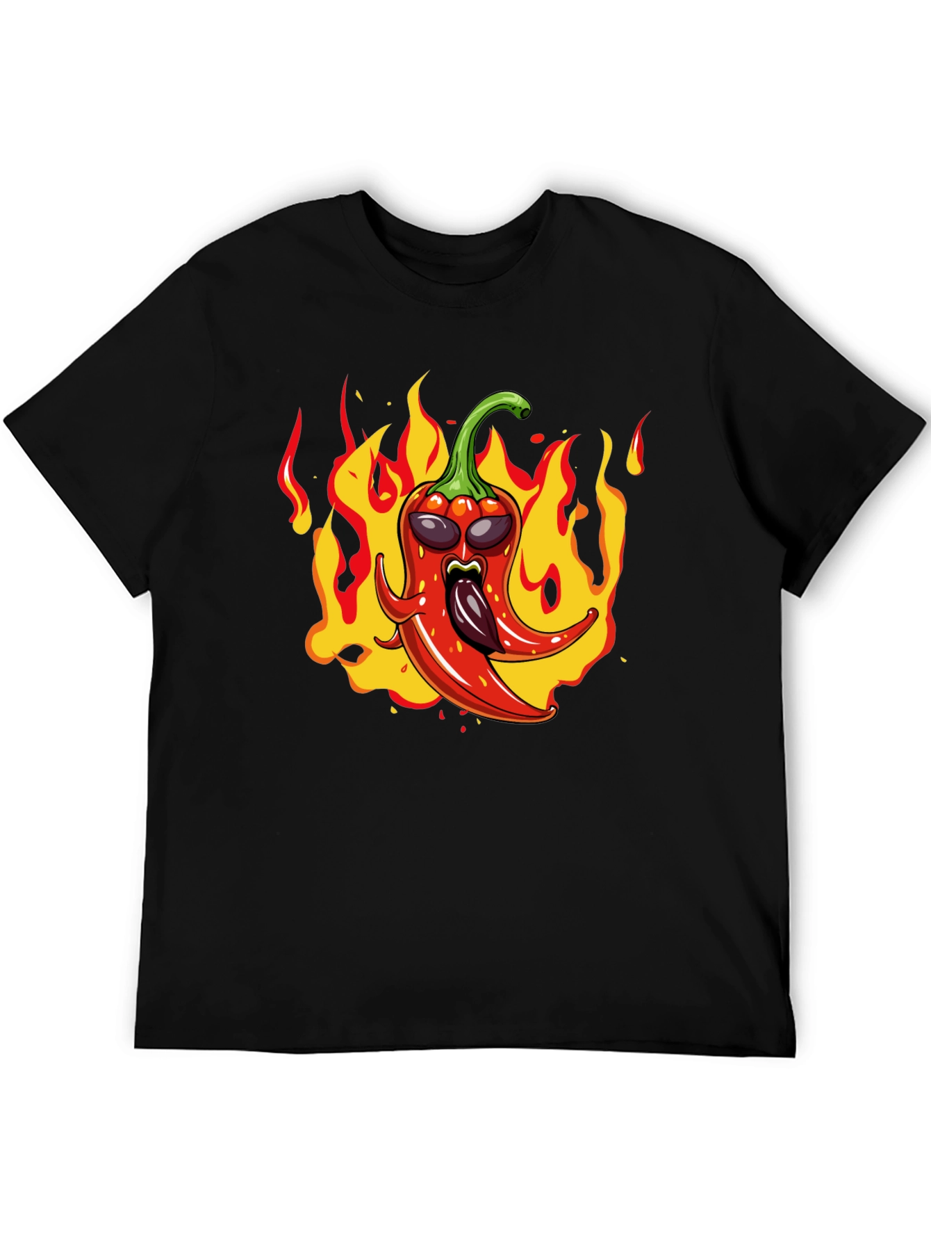 Spicy Pepper Graphic Tee - Hot Sauce Lover Shirt