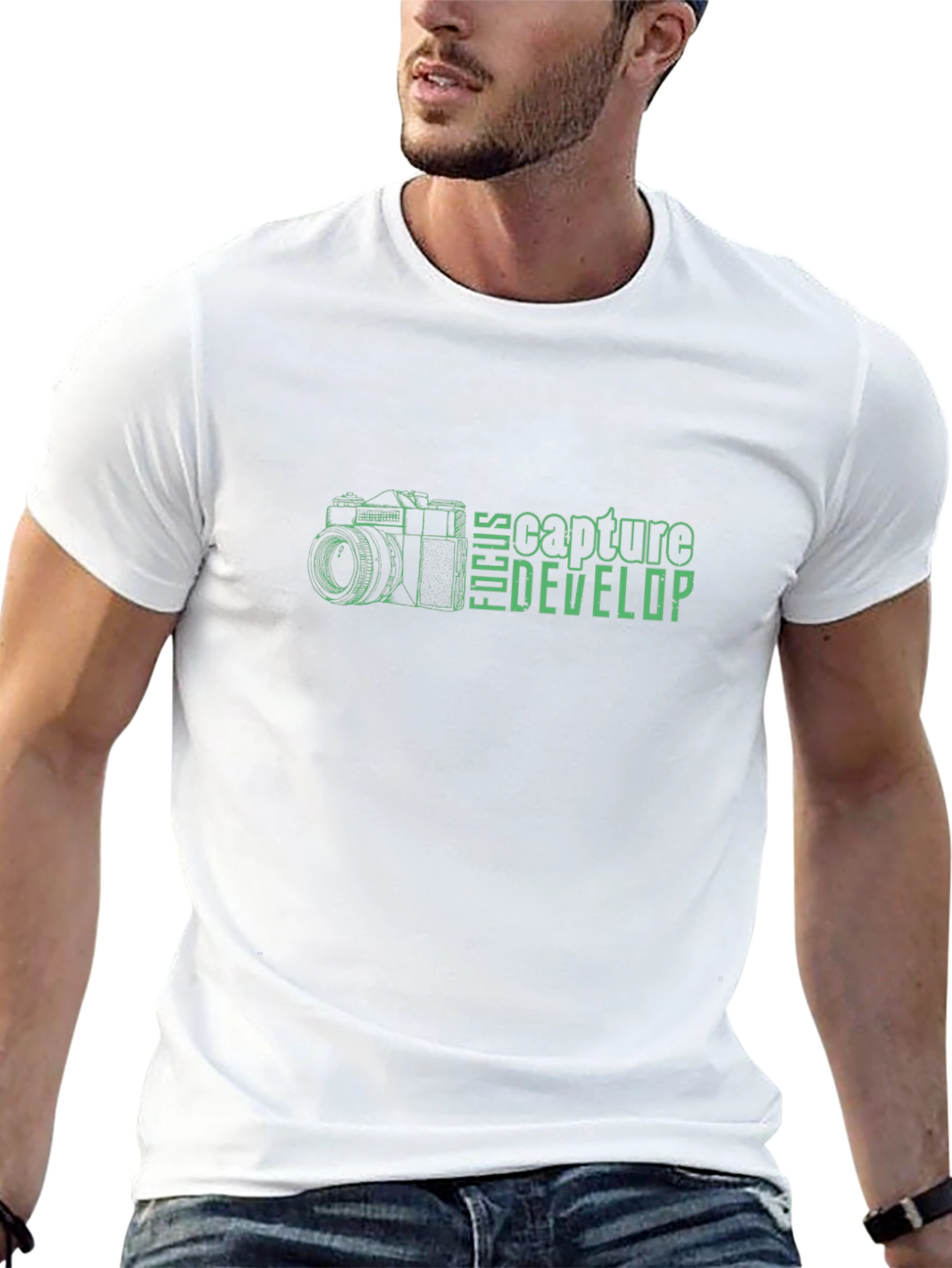 Focus Capture Develop Tee - Photography Enthusiast Shirt
