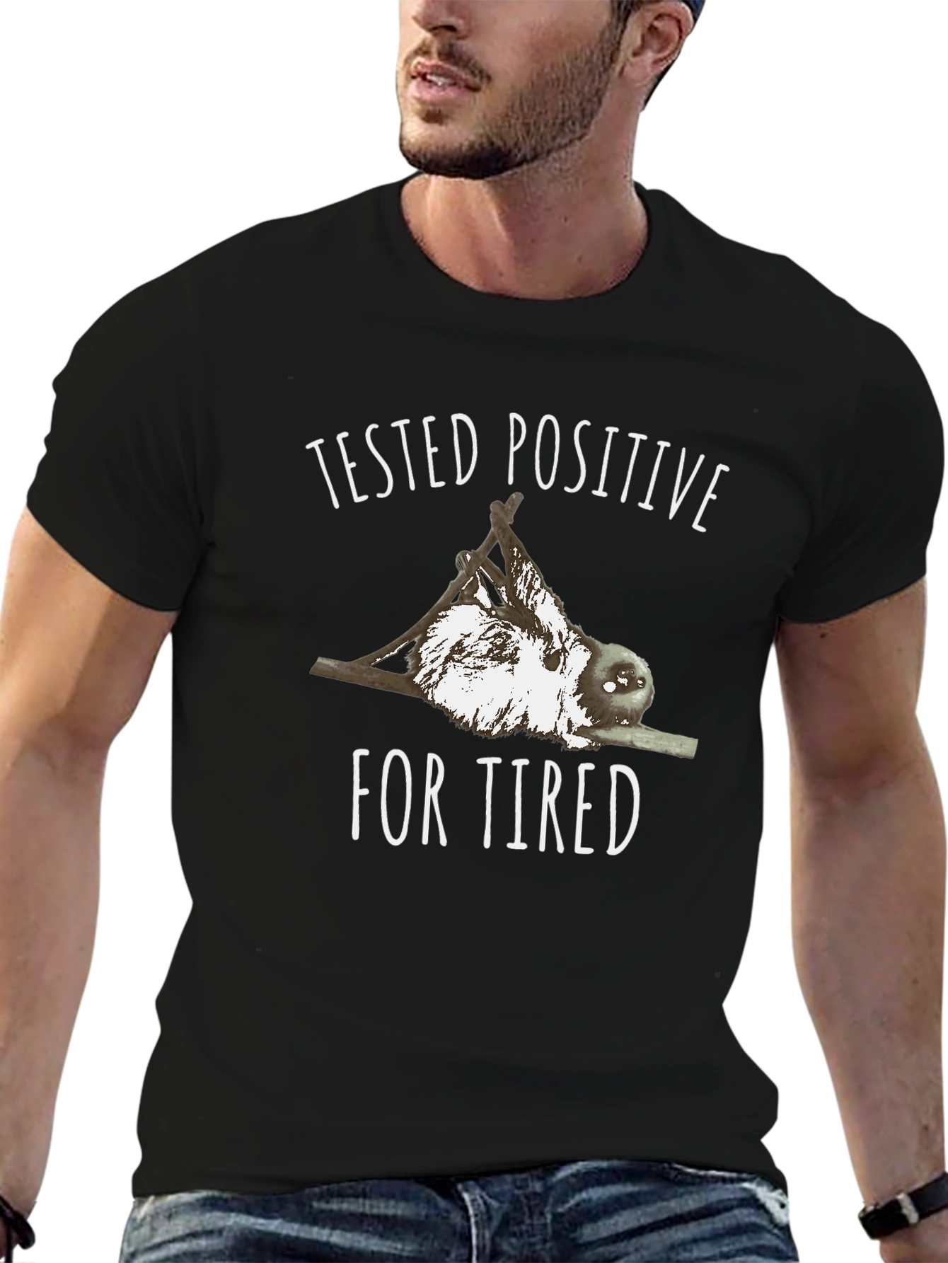 Tired Sloth Graphic T-Shirt - Unisex Comfort