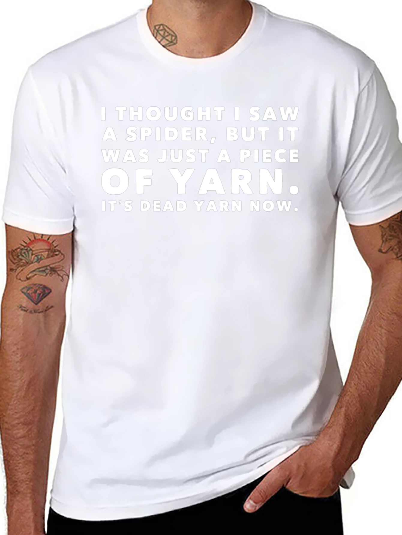 Funny Spider Yarn T-Shirt