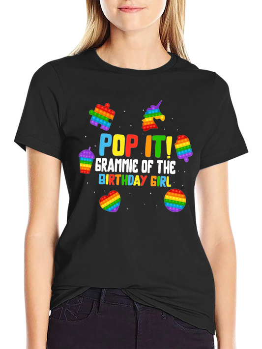 Pop It! Grammie of the Birthday Girl T-Shirt