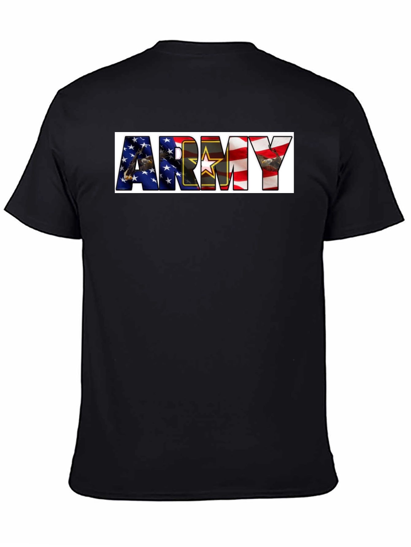 Army Graphic T-Shirt - Patriotic Design