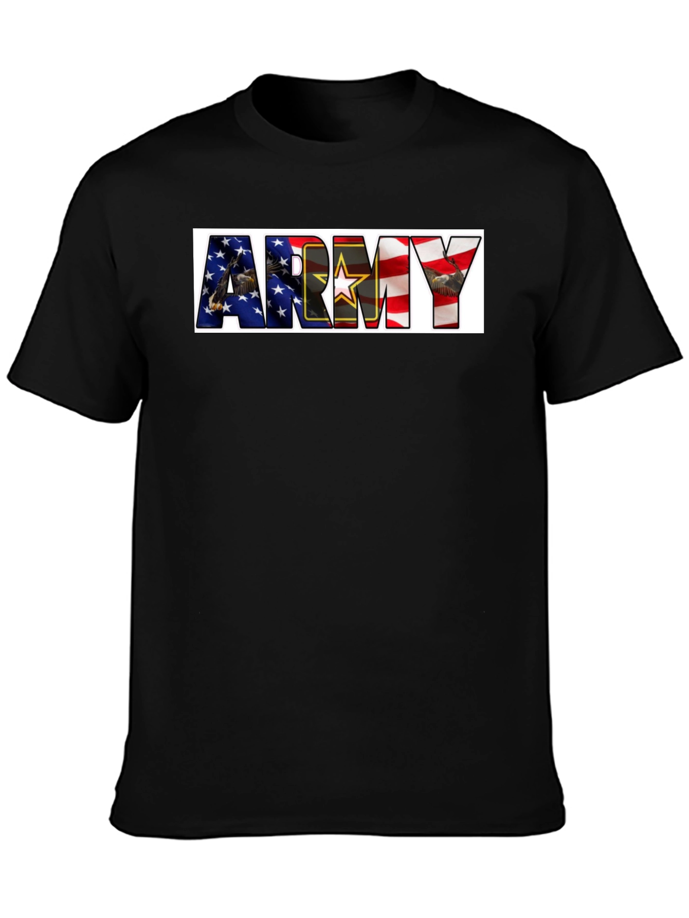 Army Graphic T-Shirt - Patriotic Design
