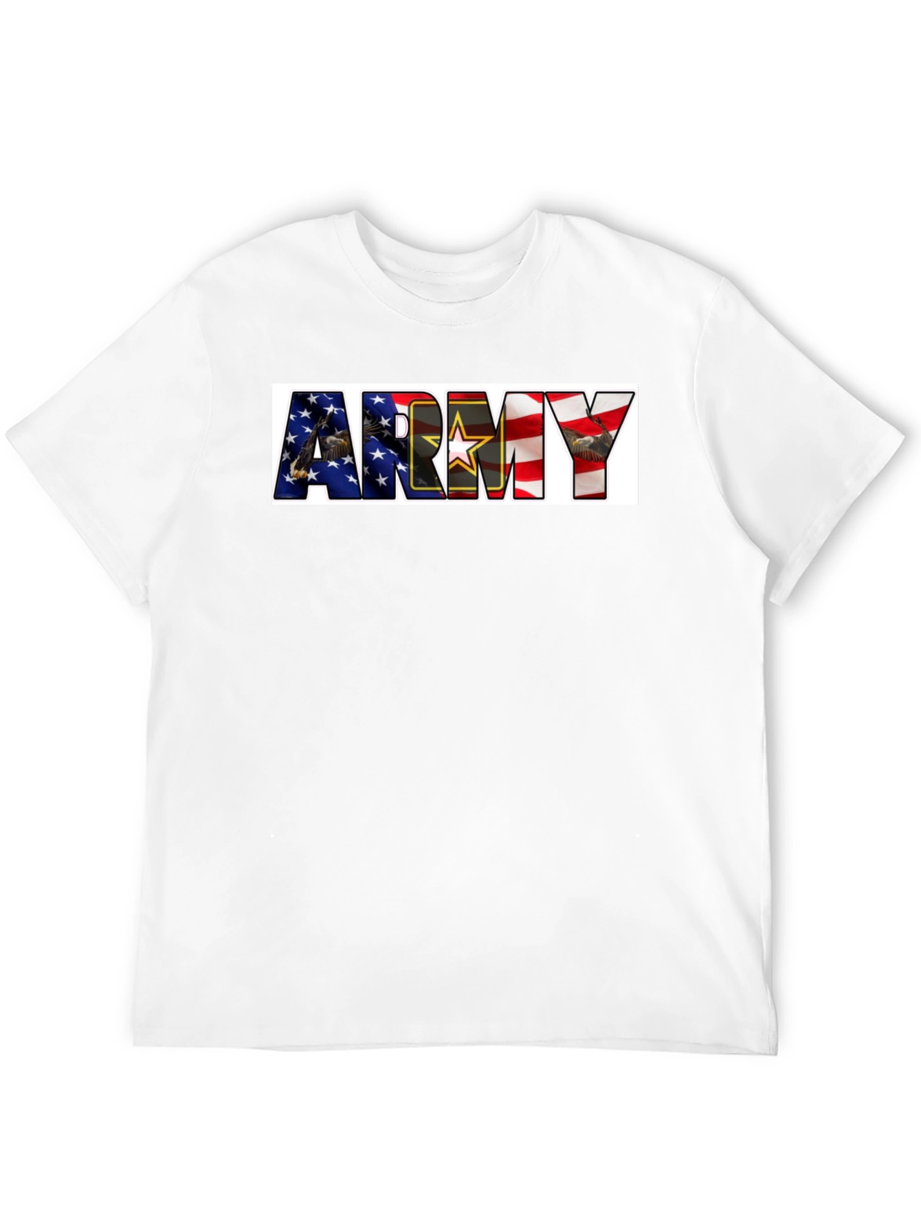 Army Graphic T-Shirt - Patriotic Design