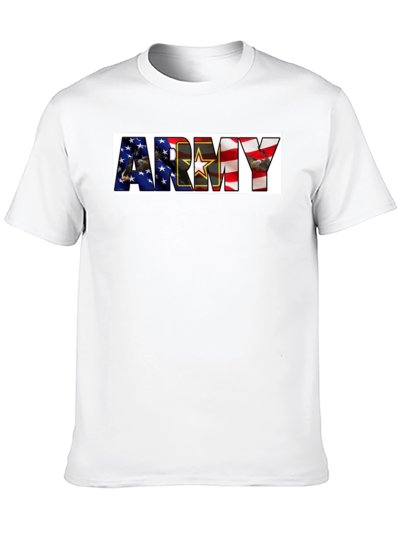 Army Graphic T-Shirt - Patriotic Design