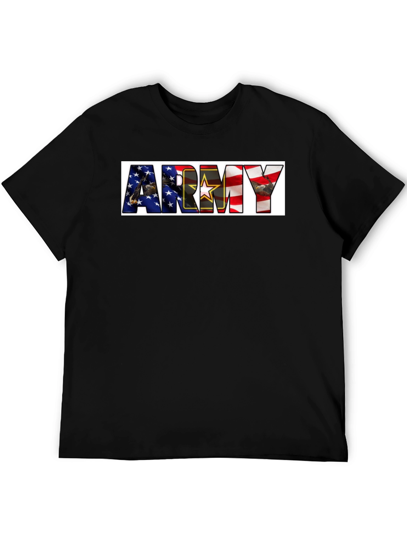 Army Graphic T-Shirt - Patriotic Design