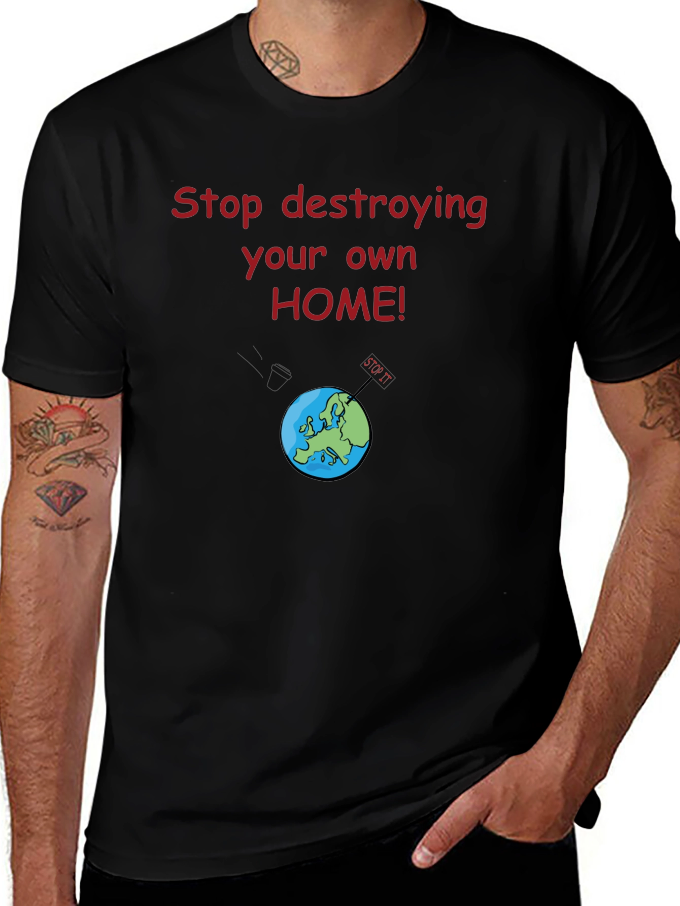 Eco-Friendly Earth T-Shirt