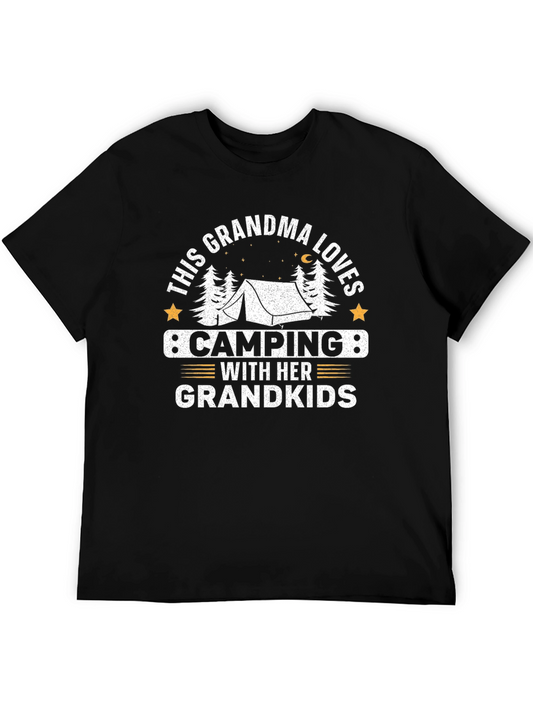 Grandma Loves Camping Grandkids T-Shirt