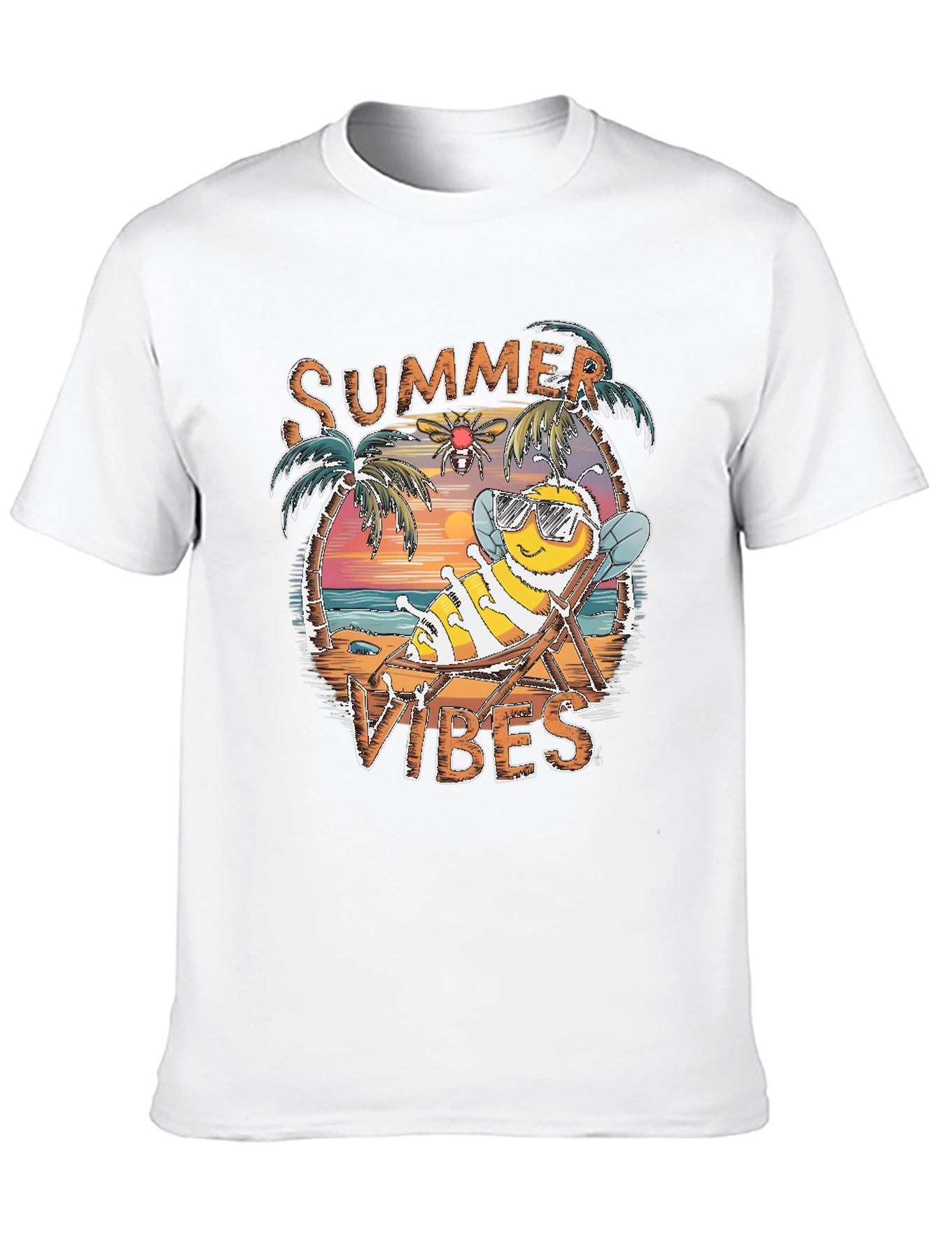 Summer Vibes Bee Graphic Tee