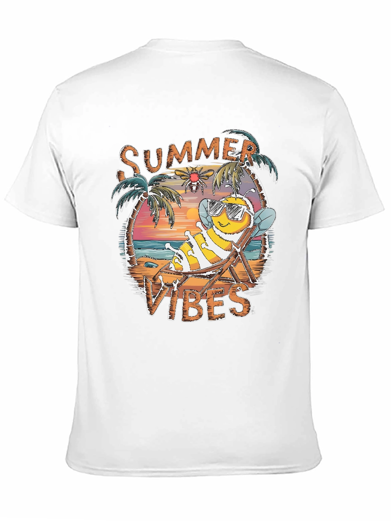 Summer Vibes Bee Graphic Tee