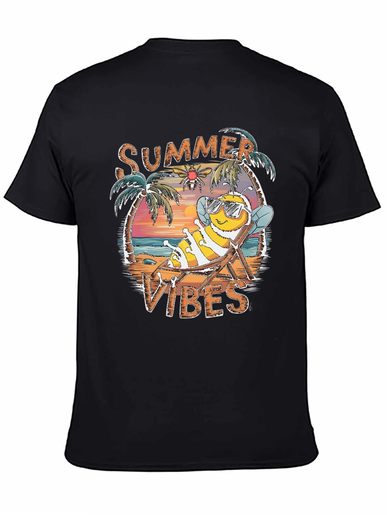 Summer Vibes Bee Graphic Tee