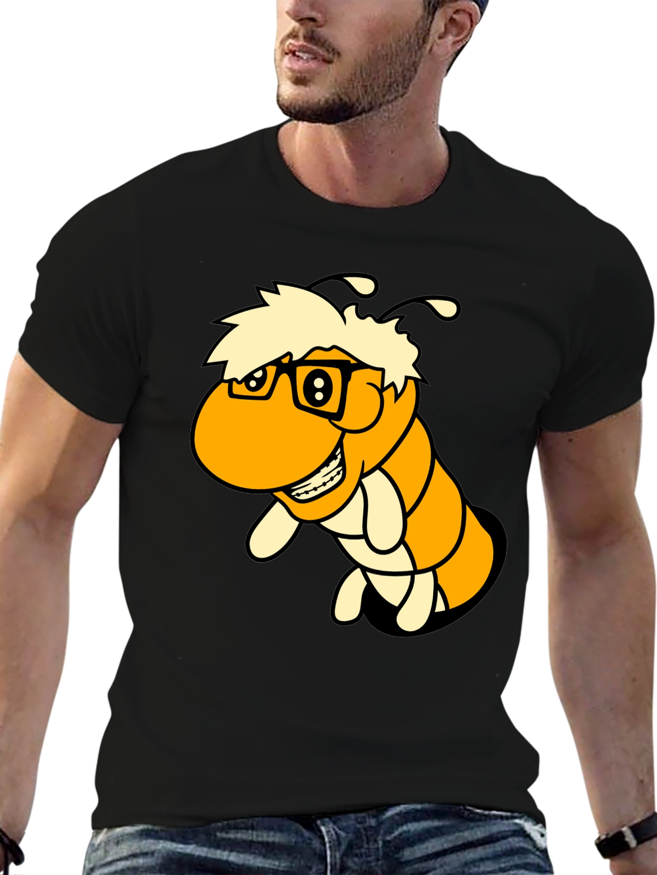 Cartoon Worm T-Shirt