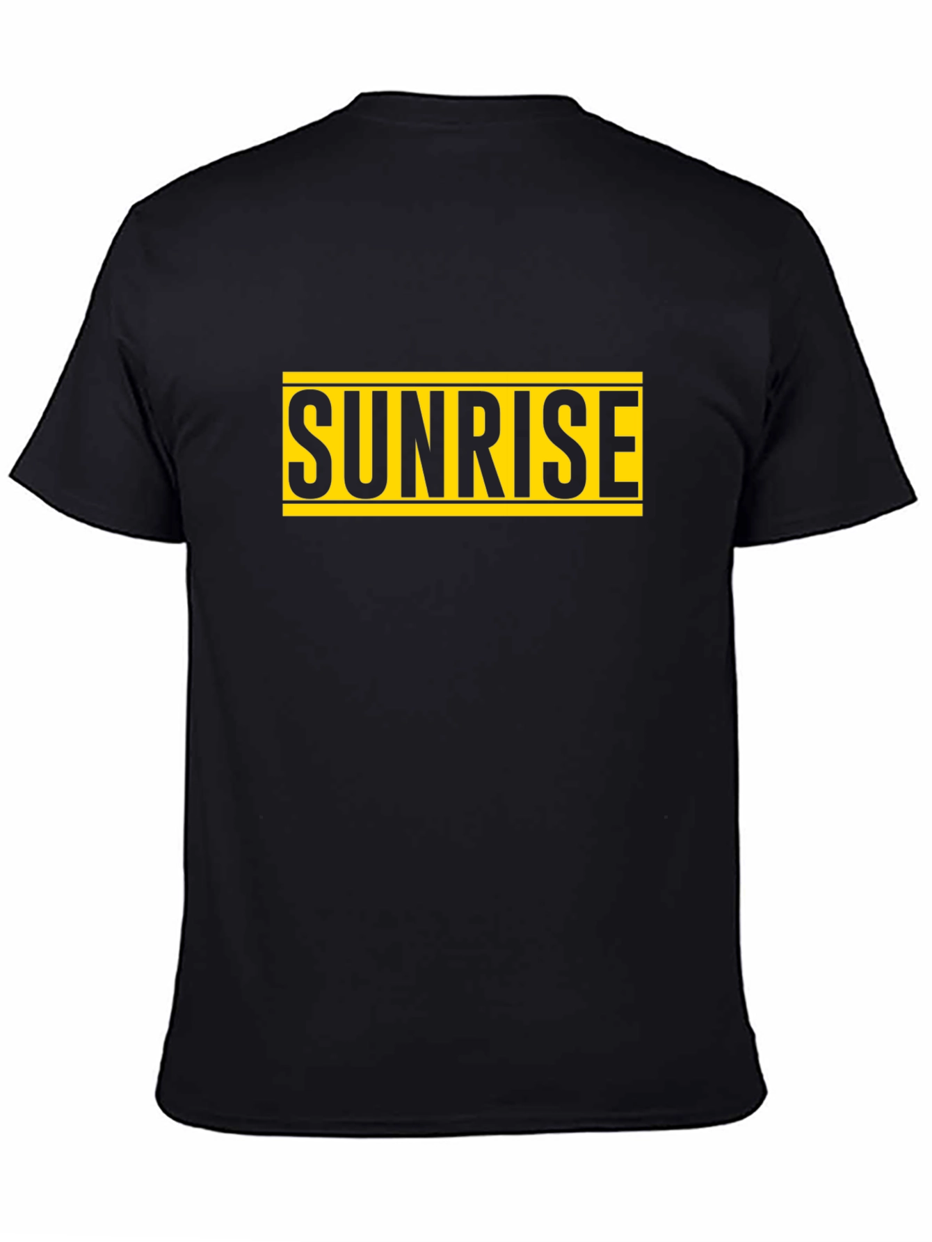 Sunrise Graphic Tee - Classic Black T-Shirt