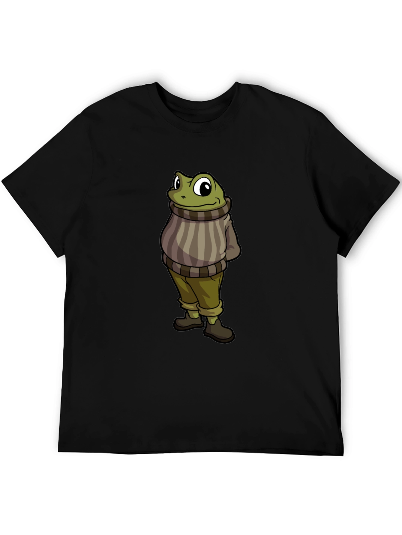 Frog in Sweater Graphic T-Shirt