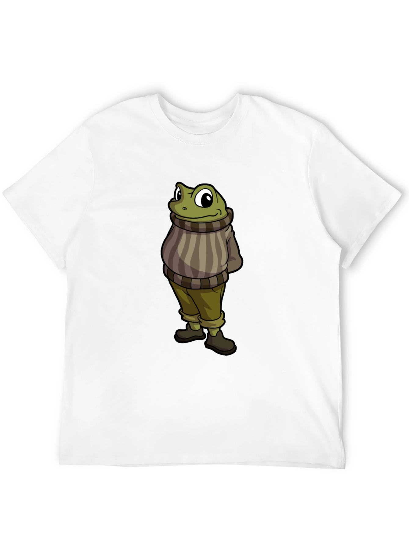Frog in Sweater Graphic T-Shirt