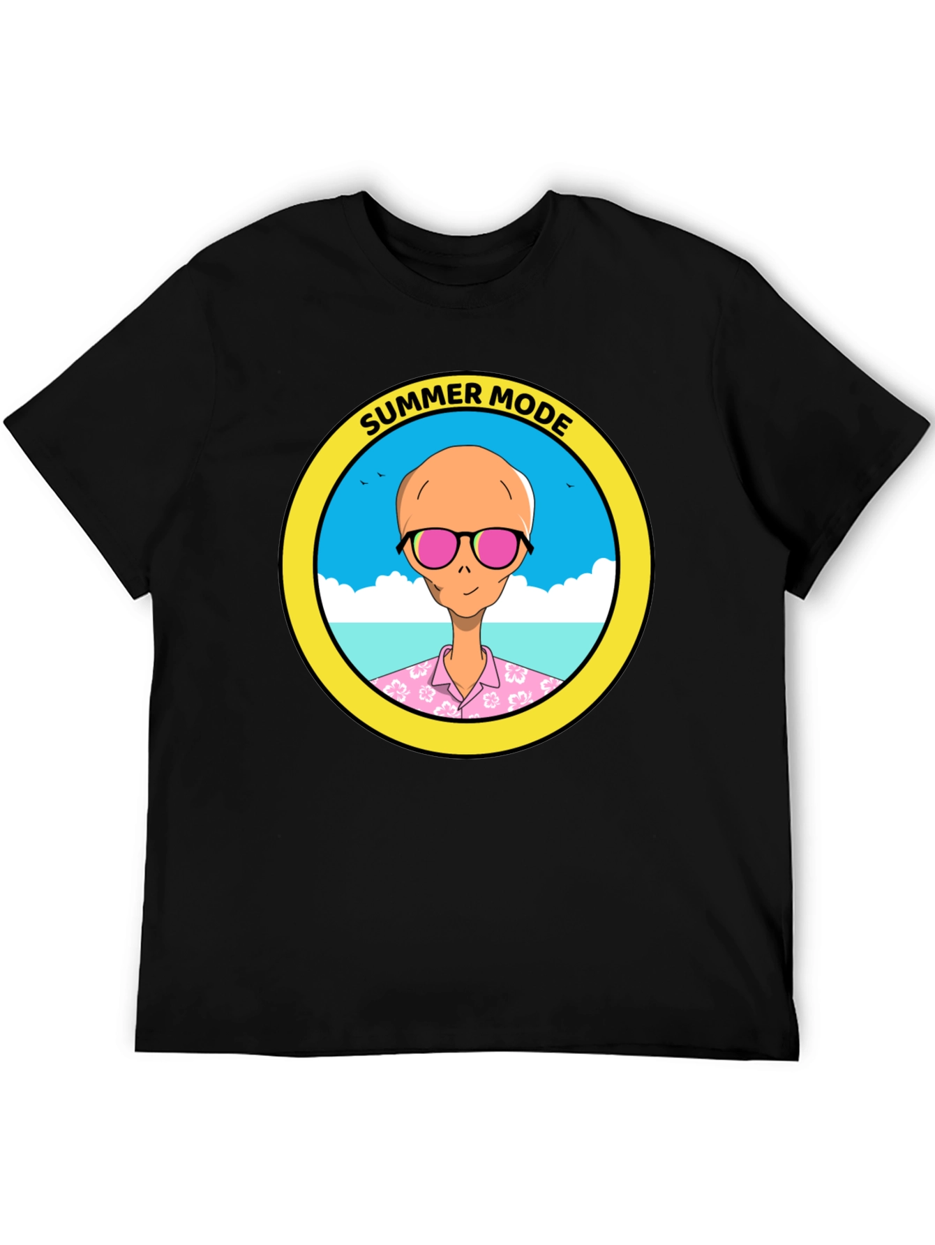 Summer Mode Alien T-Shirt