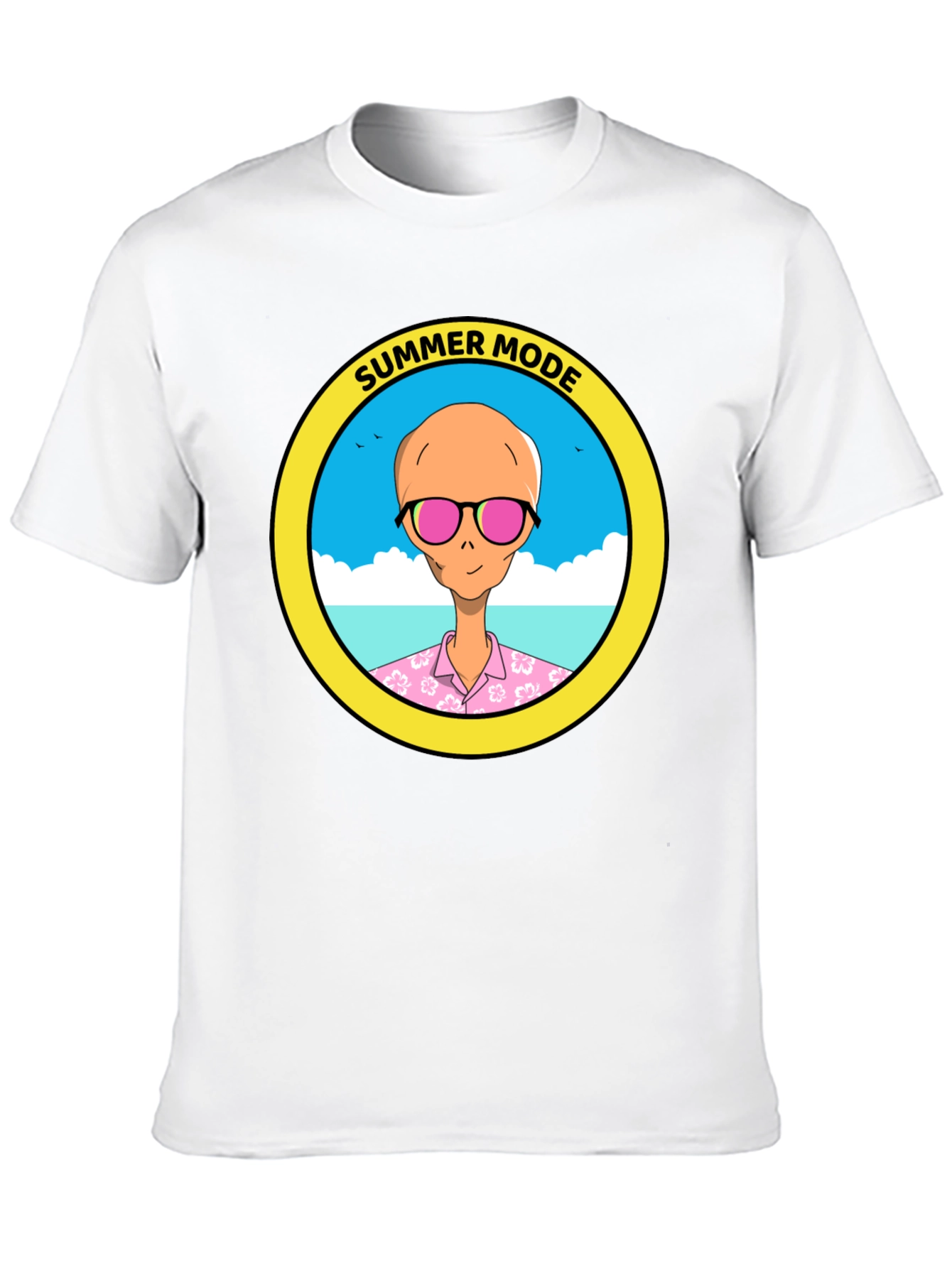 Summer Mode Alien T-Shirt
