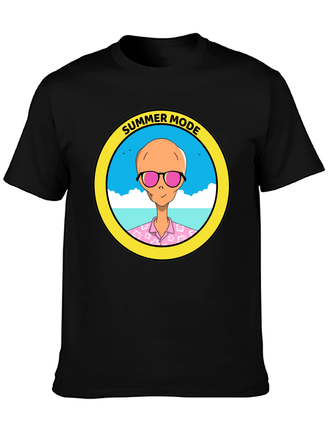 Summer Mode Alien T-Shirt
