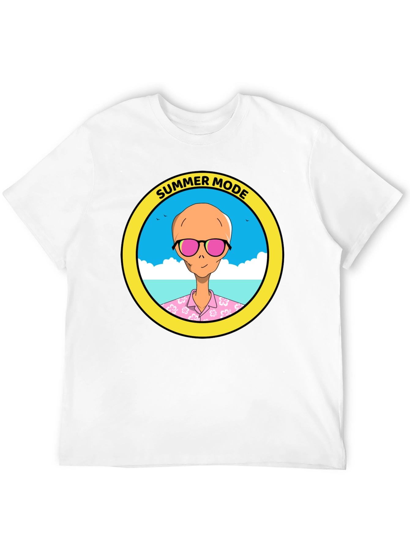 Summer Mode Alien T-Shirt
