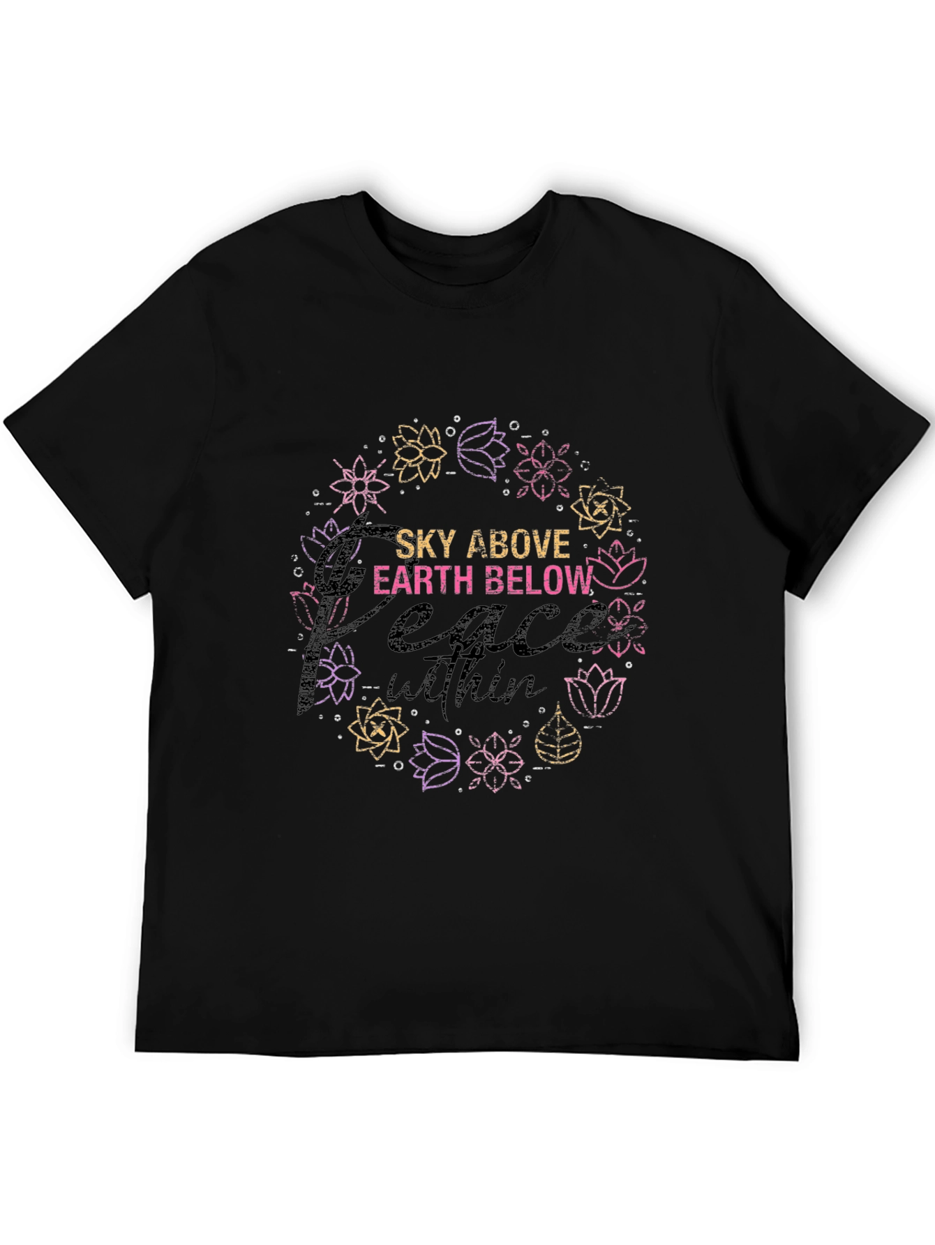 Sky Above Earth Below Peace Within Graphic Tee