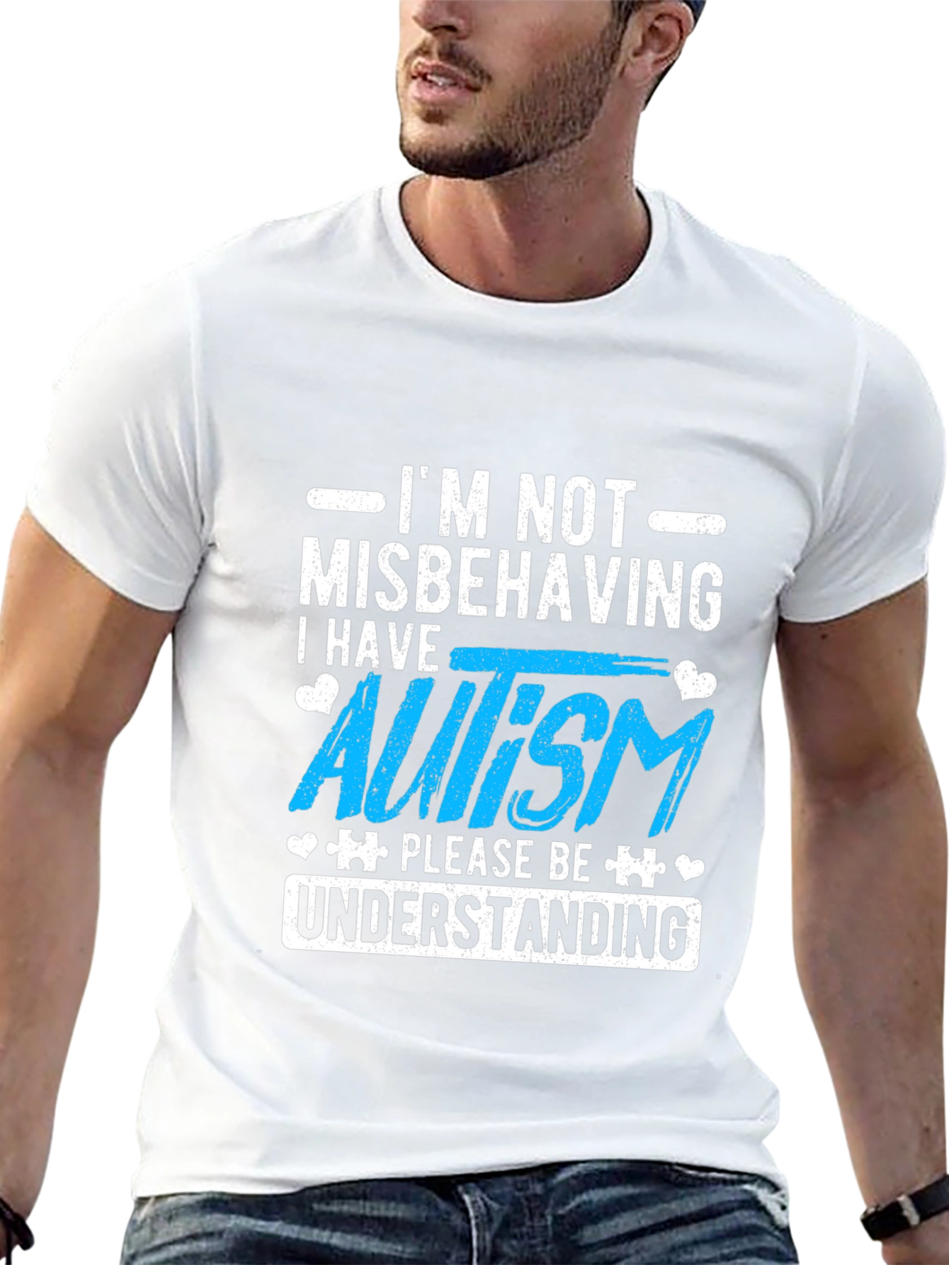 Autism Awareness T-Shirt: Im Not Misbehaving