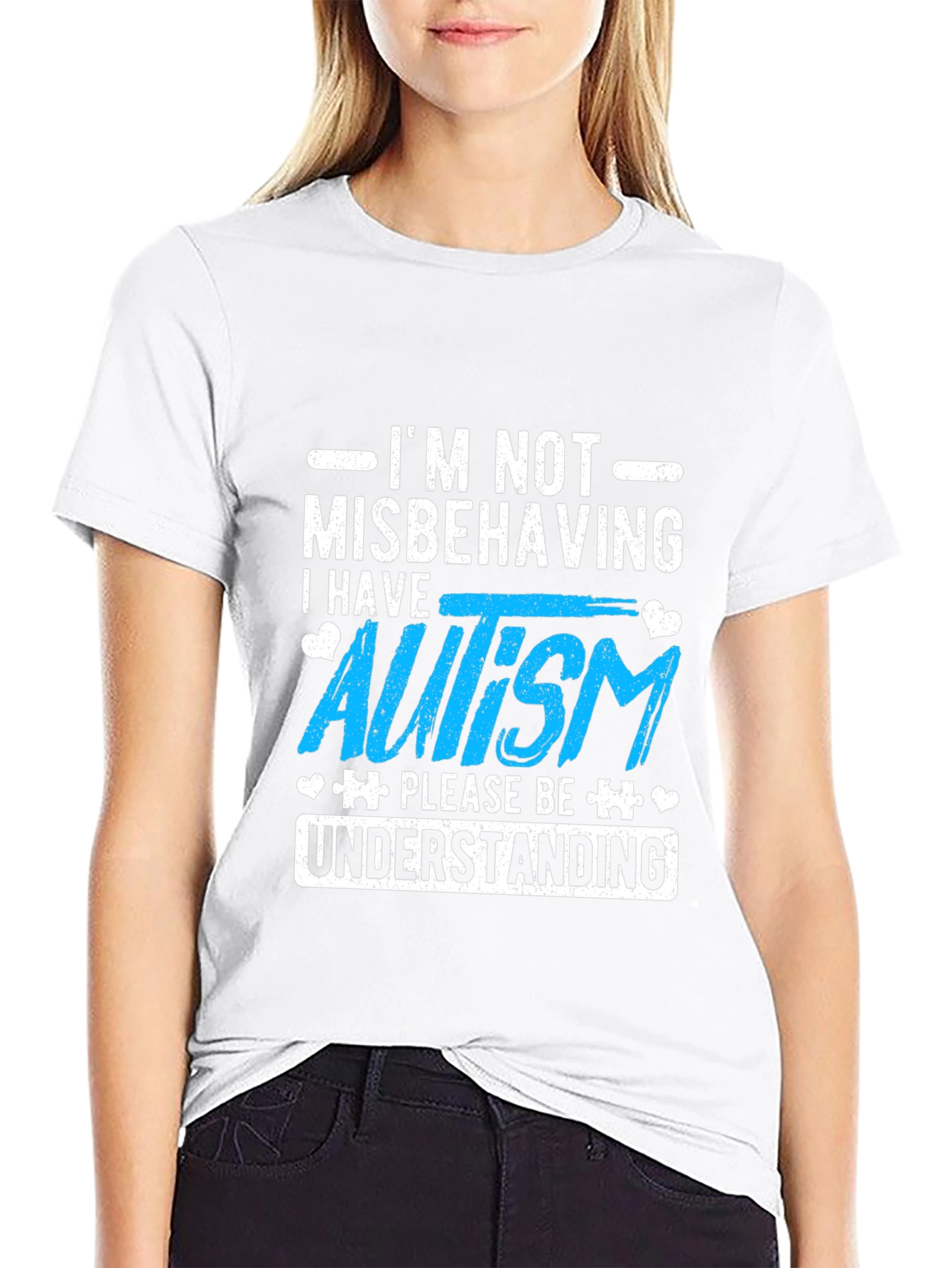 Autism Awareness T-Shirt: Im Not Misbehaving