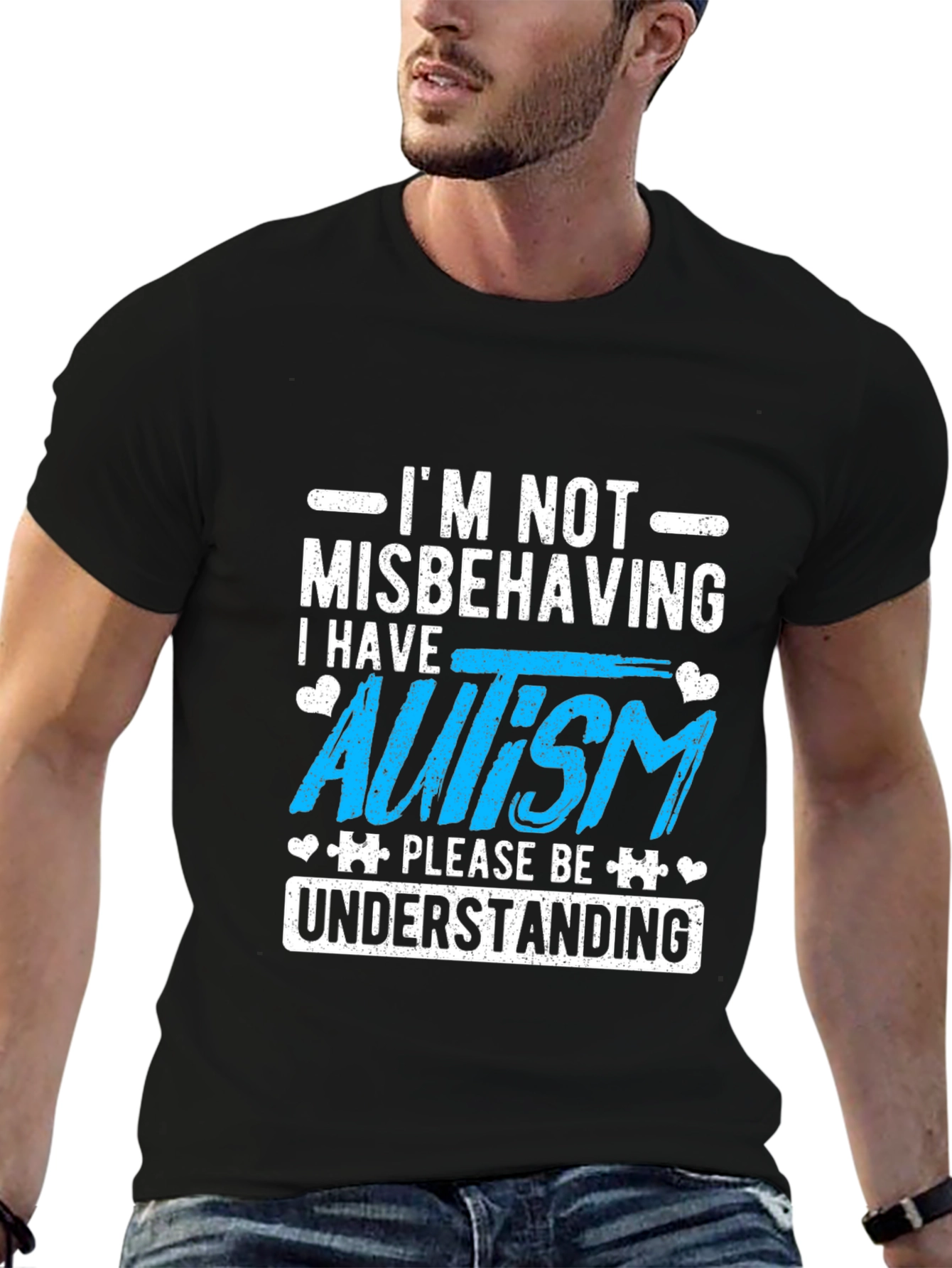 Autism Awareness T-Shirt: Im Not Misbehaving