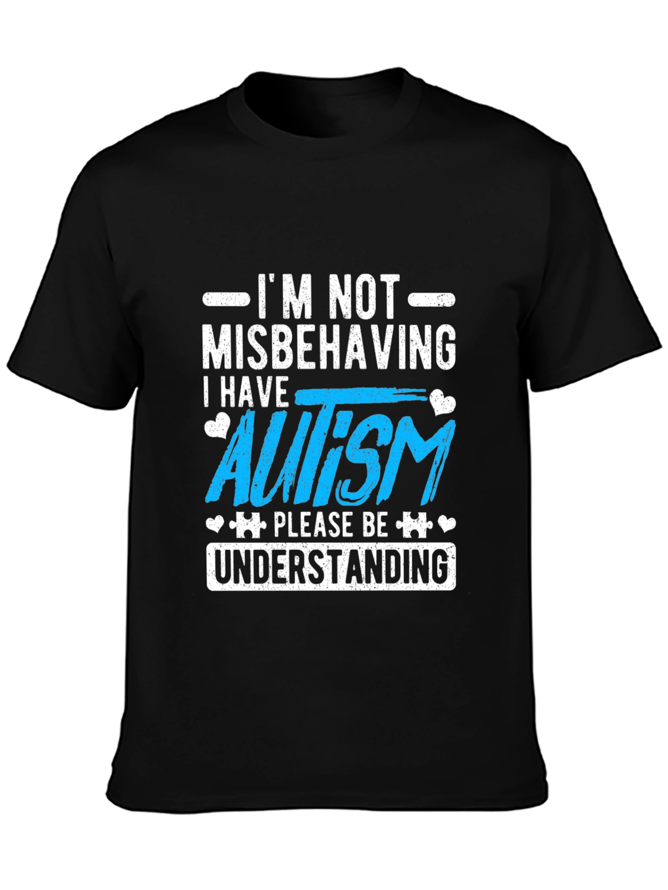Autism Awareness T-Shirt: Im Not Misbehaving