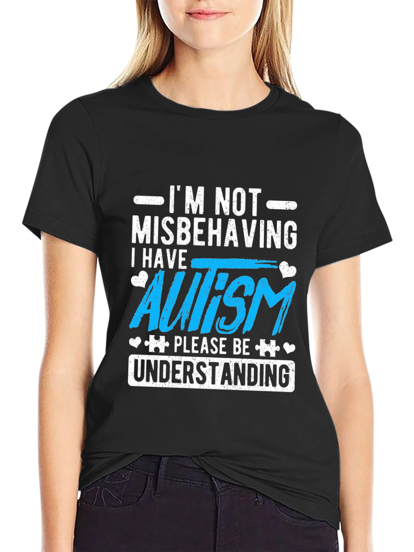 Autism Awareness T-Shirt: Im Not Misbehaving