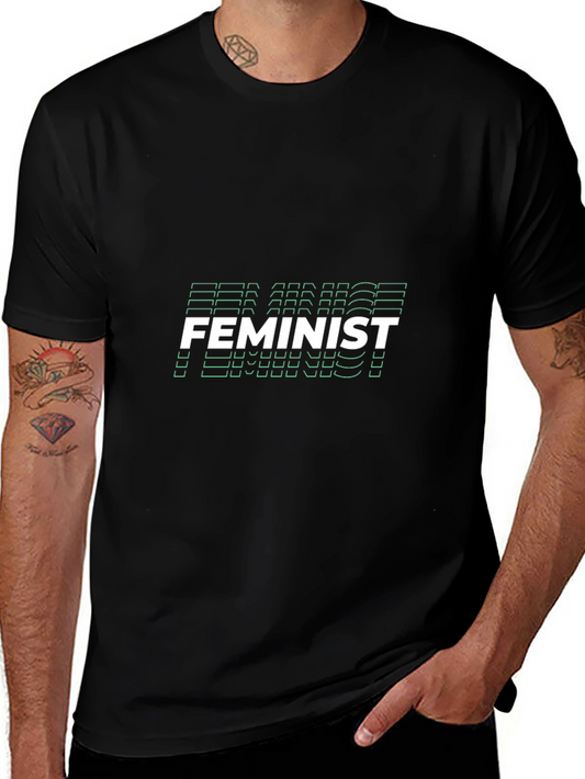Feminist Statement Black T-Shirt