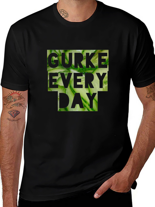 Gurke Every Day Black T-Shirt