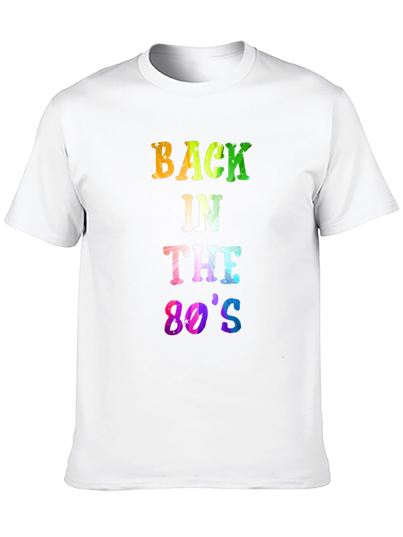 Back in the 80s Mens Black T-Shirt