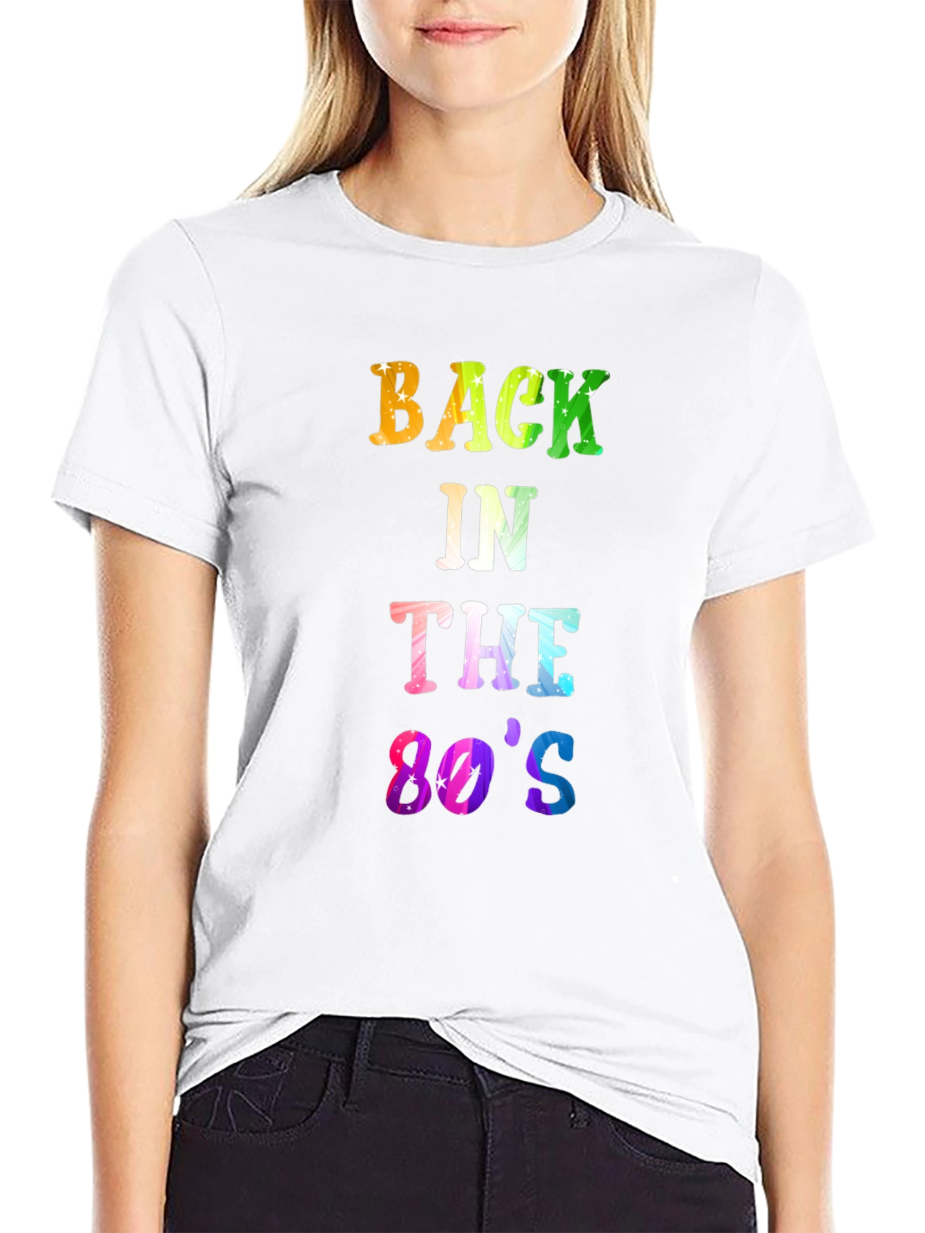 Back in the 80s Mens Black T-Shirt