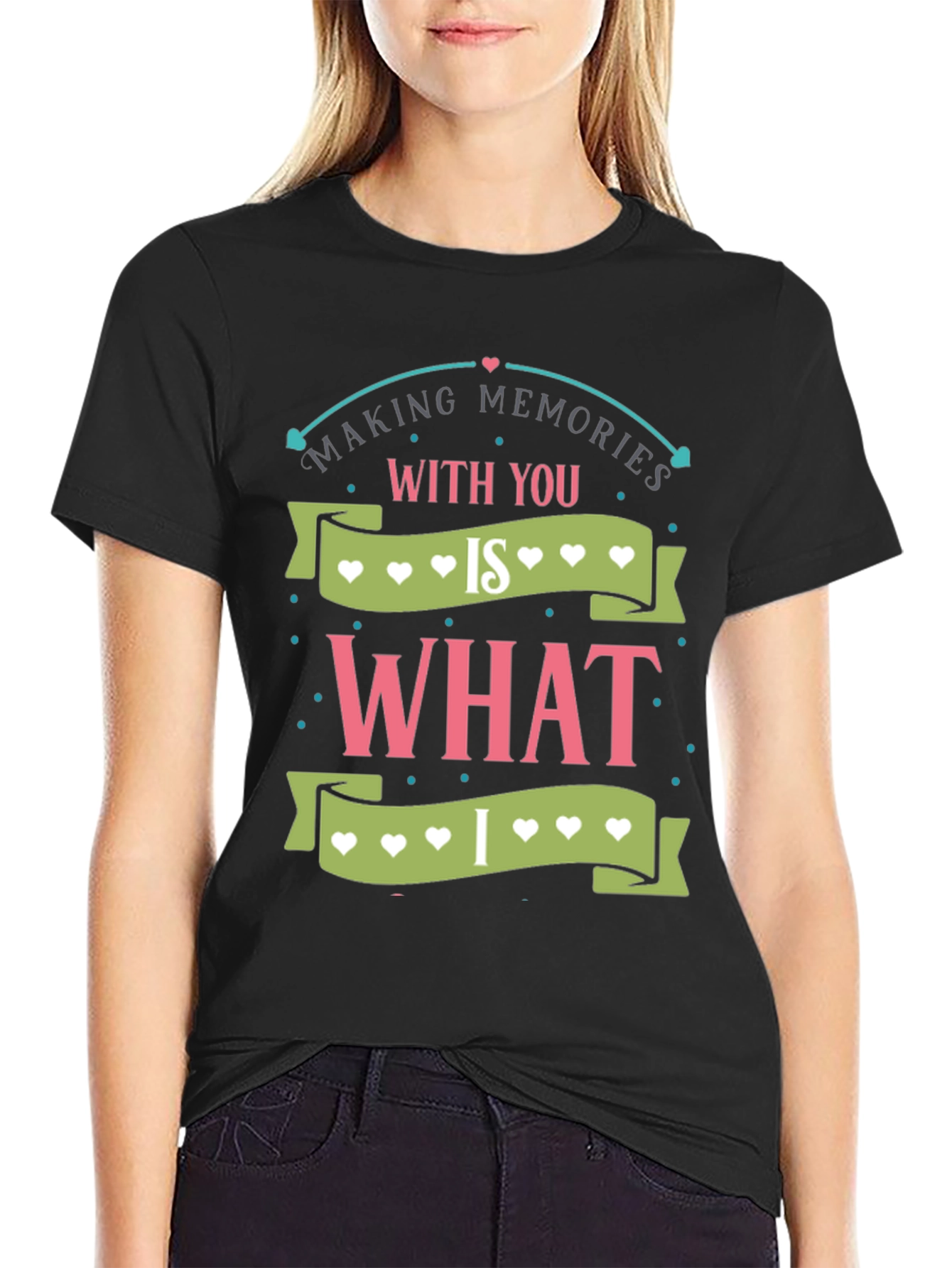 Making Memories T-Shirt - Heart Design