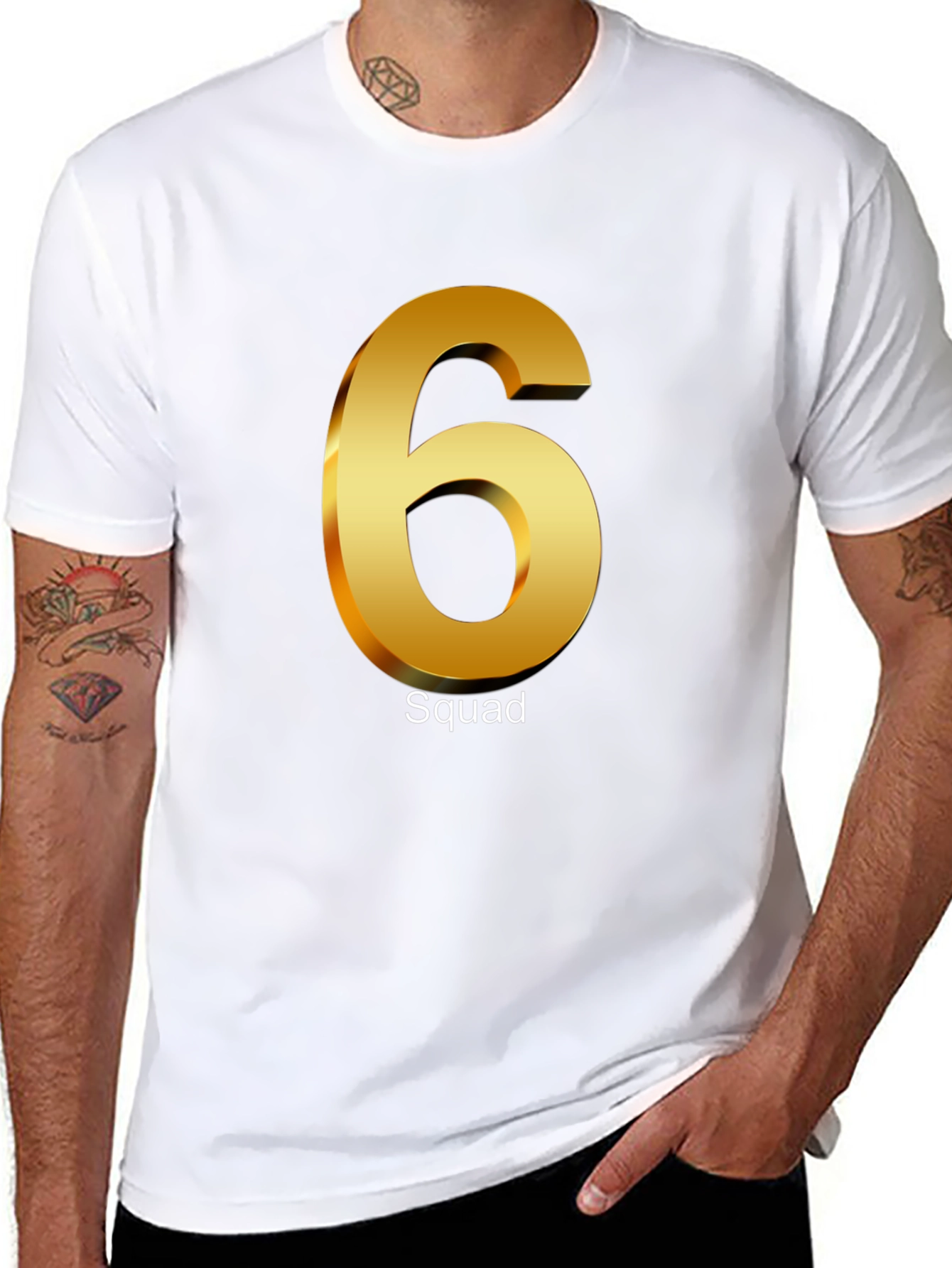 Squad 6 Black T-Shirt