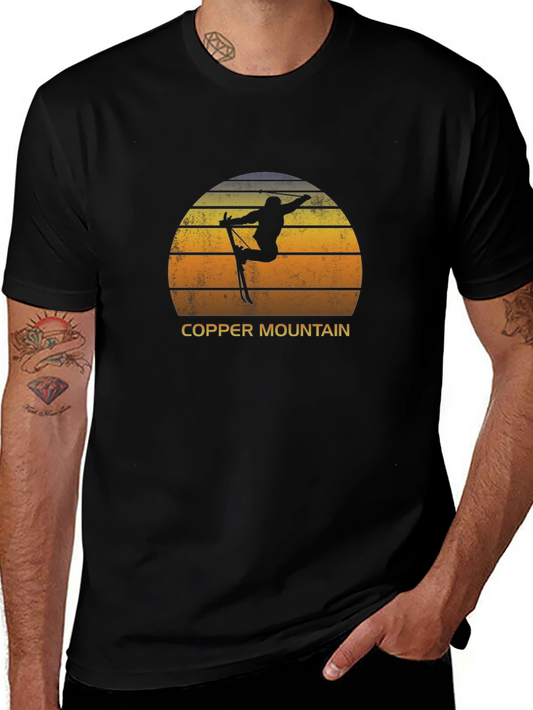 Copper Mountain Ski Silhouette Tee - Black