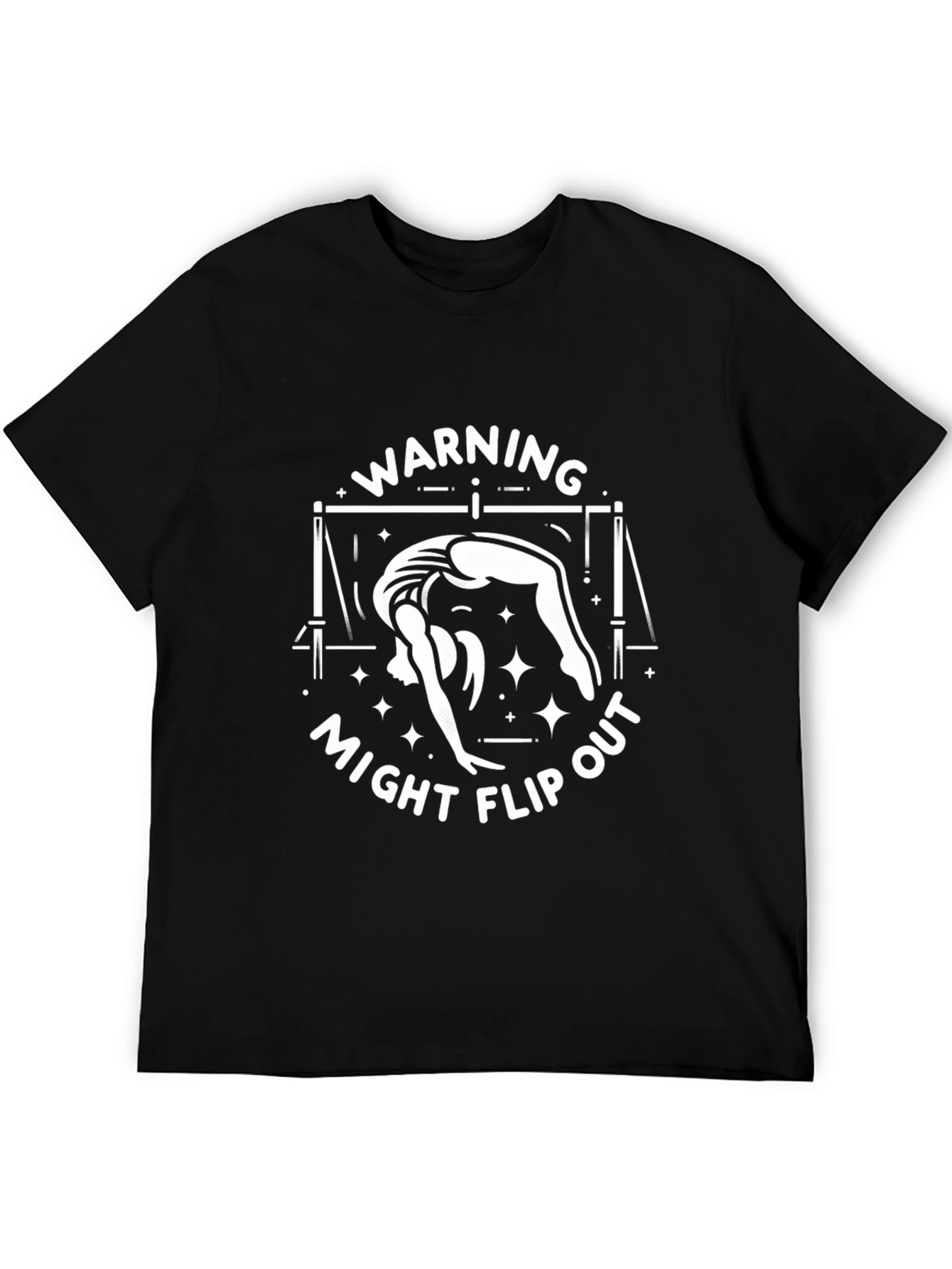 Warning Might Flip Out Gymnastics T-Shirt