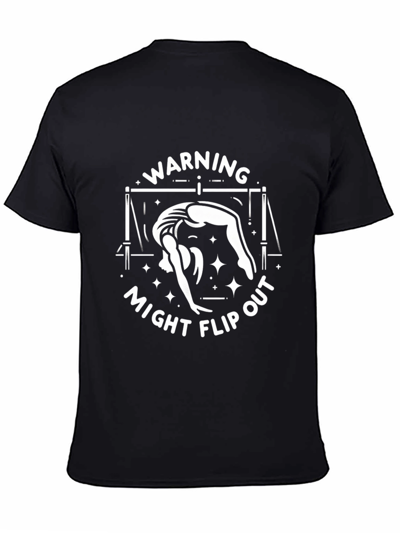 Warning Might Flip Out Gymnastics T-Shirt