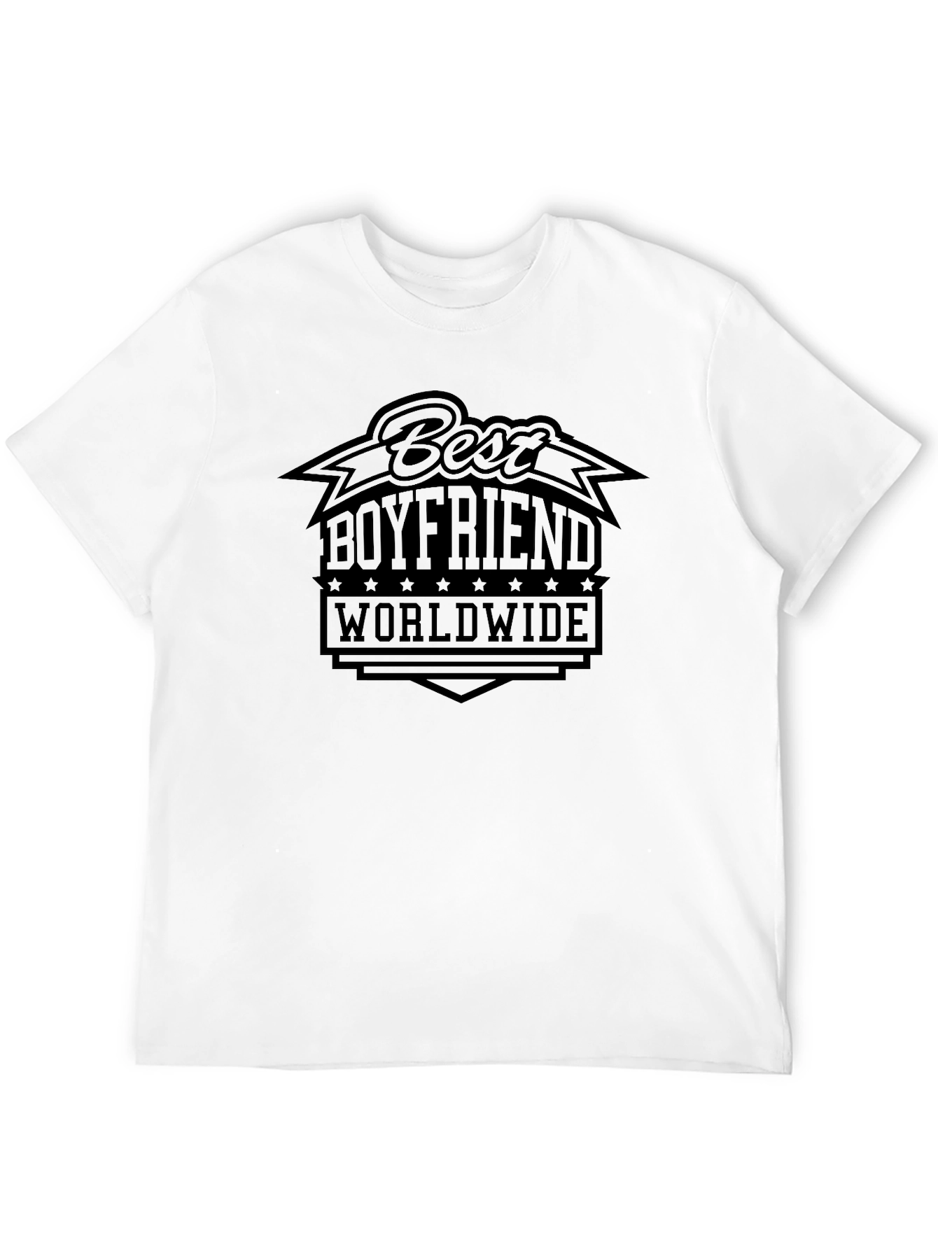 Best Boyfriend Worldwide Graphic Tee - Black