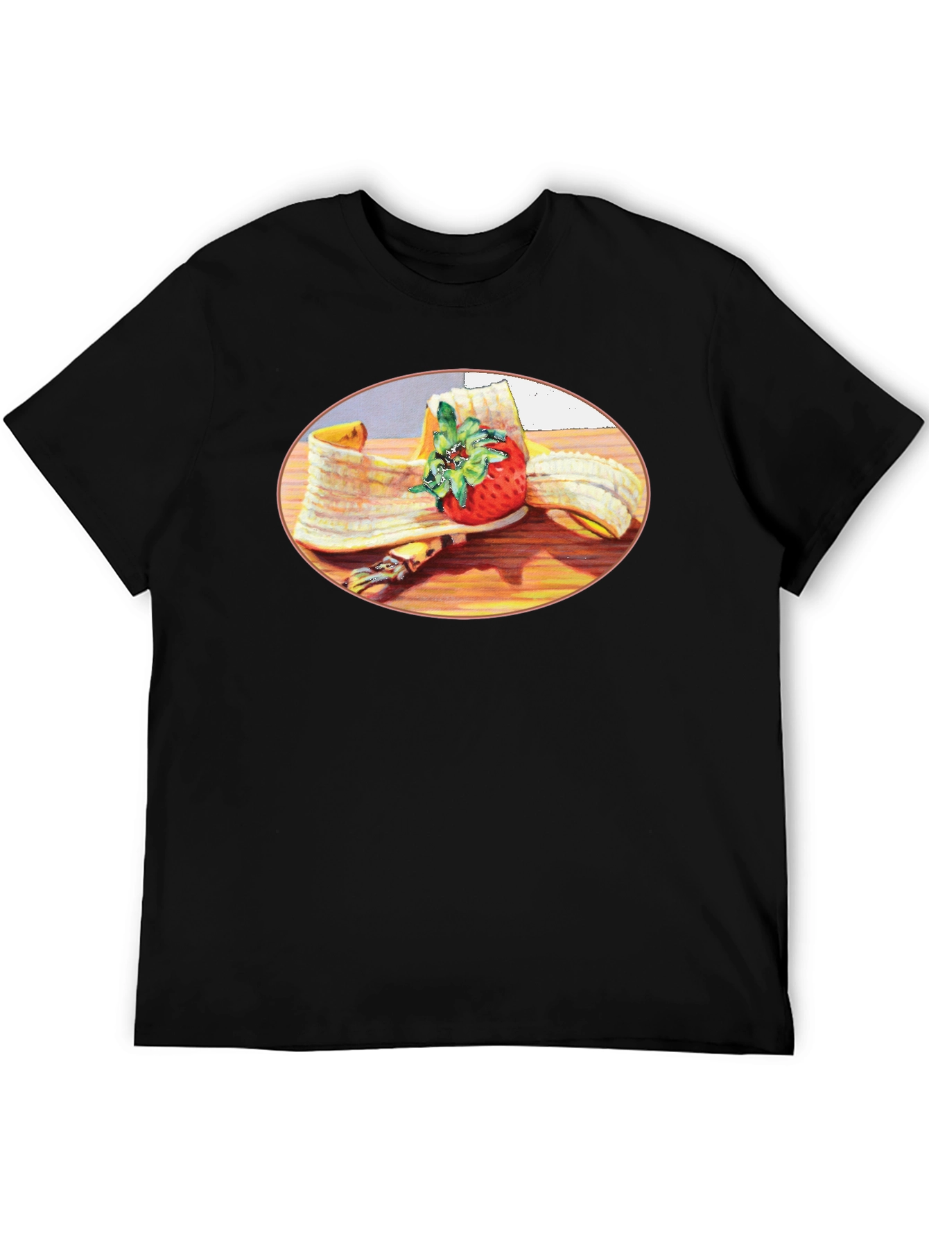 Banana & Strawberry T-Shirt - Fruit Graphic Tee