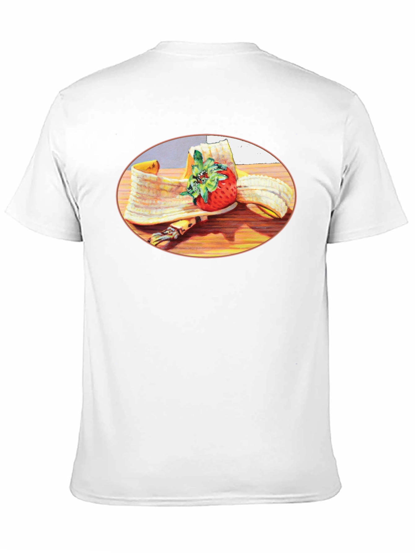 Banana & Strawberry T-Shirt - Fruit Graphic Tee