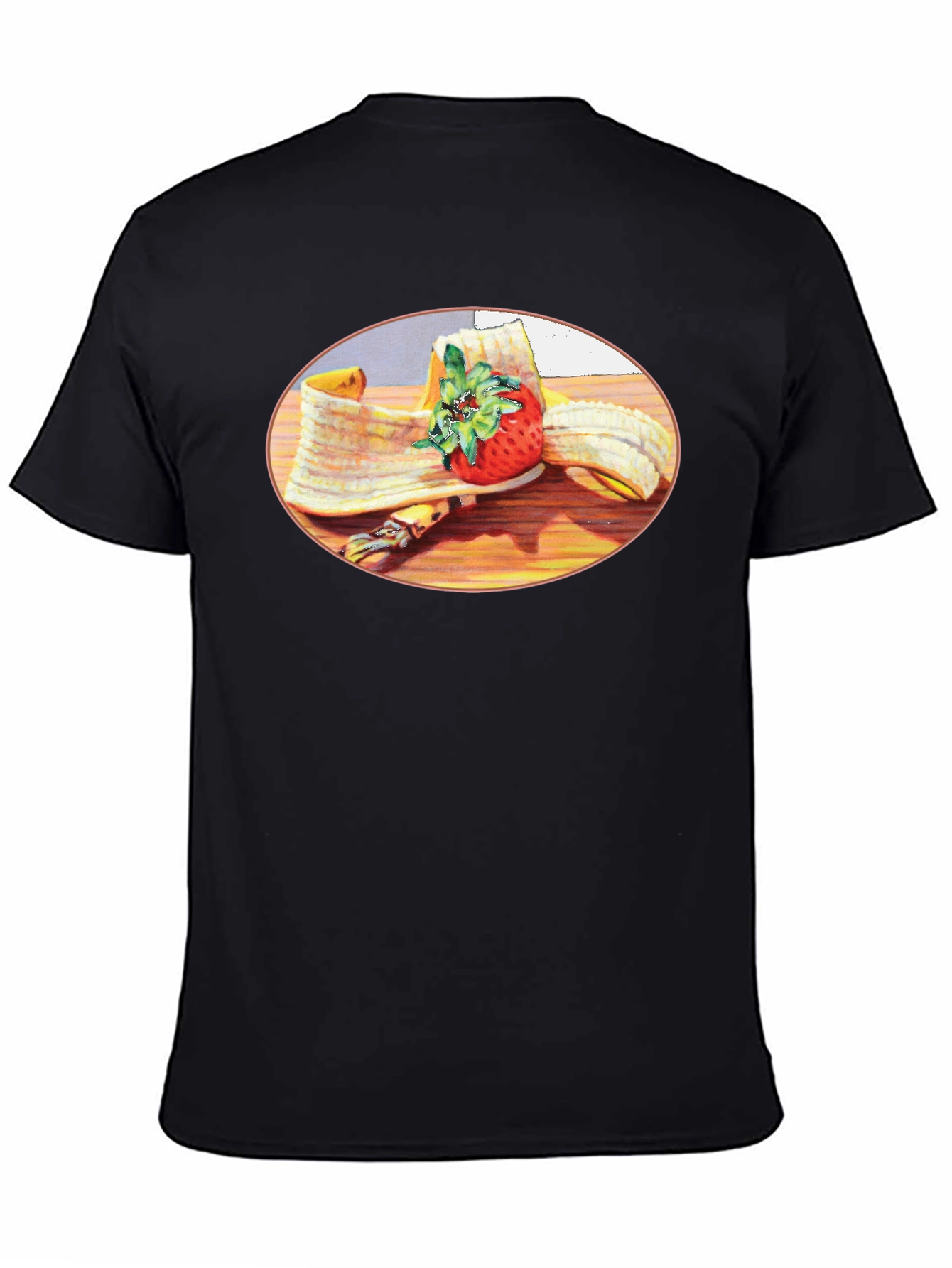 Banana & Strawberry T-Shirt - Fruit Graphic Tee