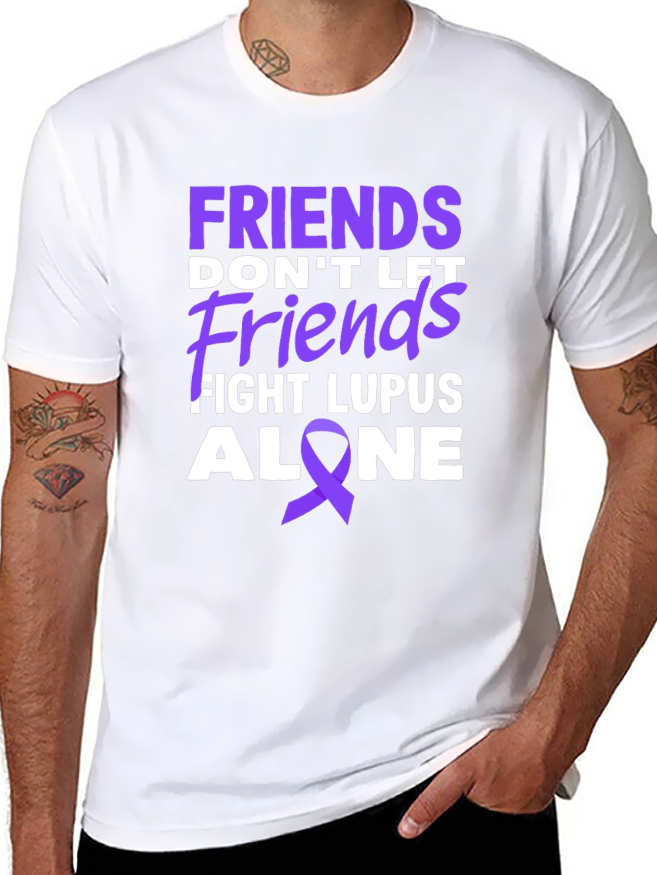 Friends Fight Lupus Awareness T-Shirt