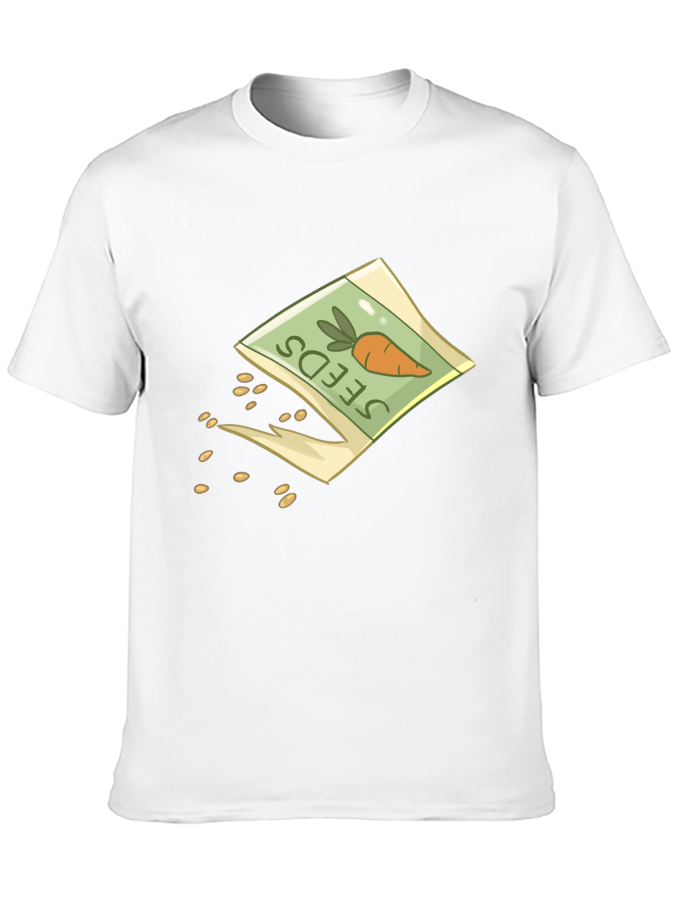 Carrot Seeds T-Shirt - Gardening Novelty Tee