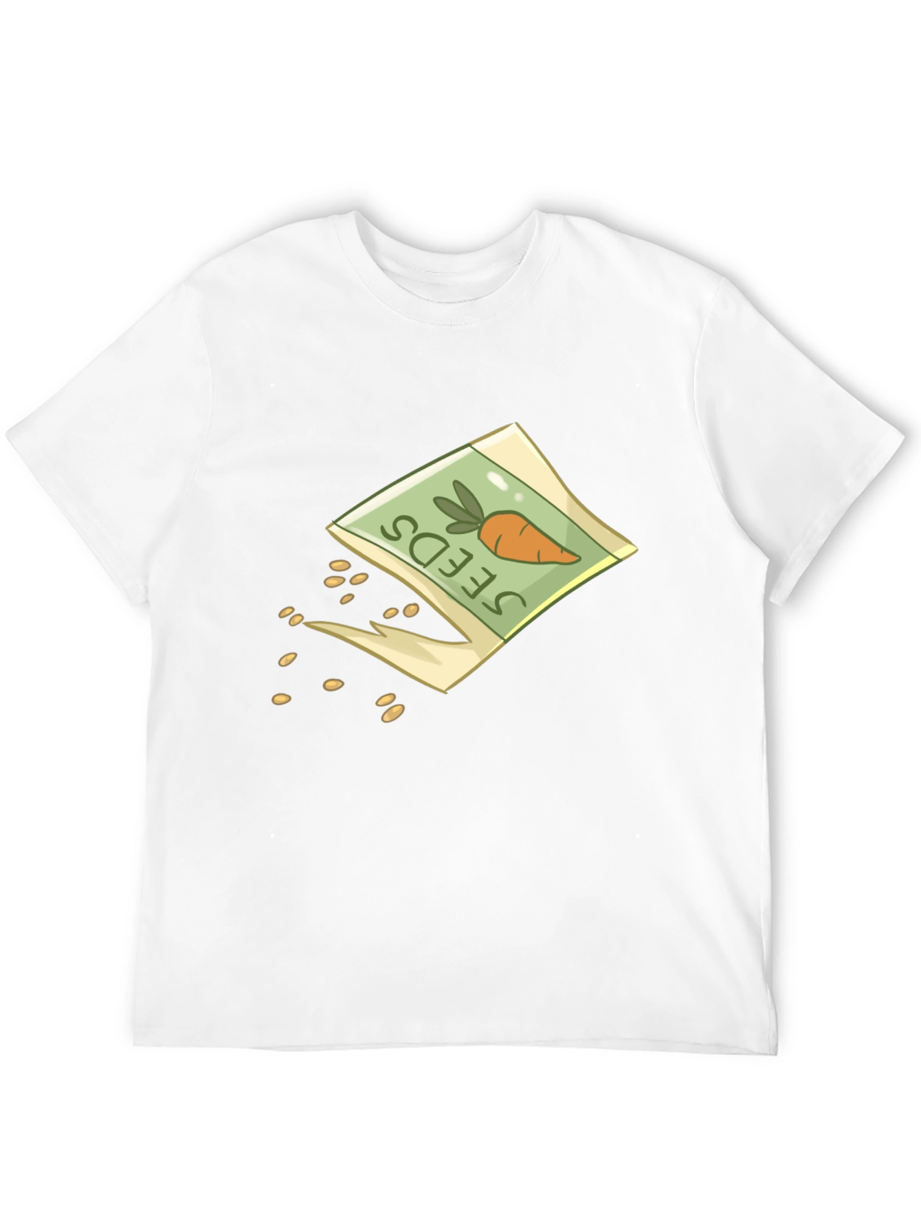 Carrot Seeds T-Shirt - Gardening Novelty Tee