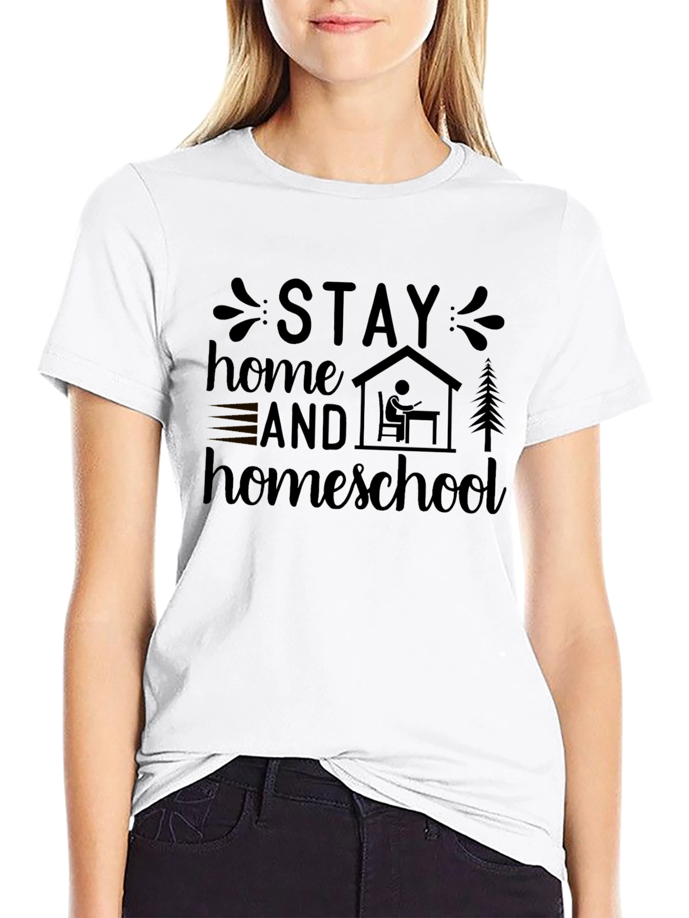 Stay Home Homeschool T-Shirt