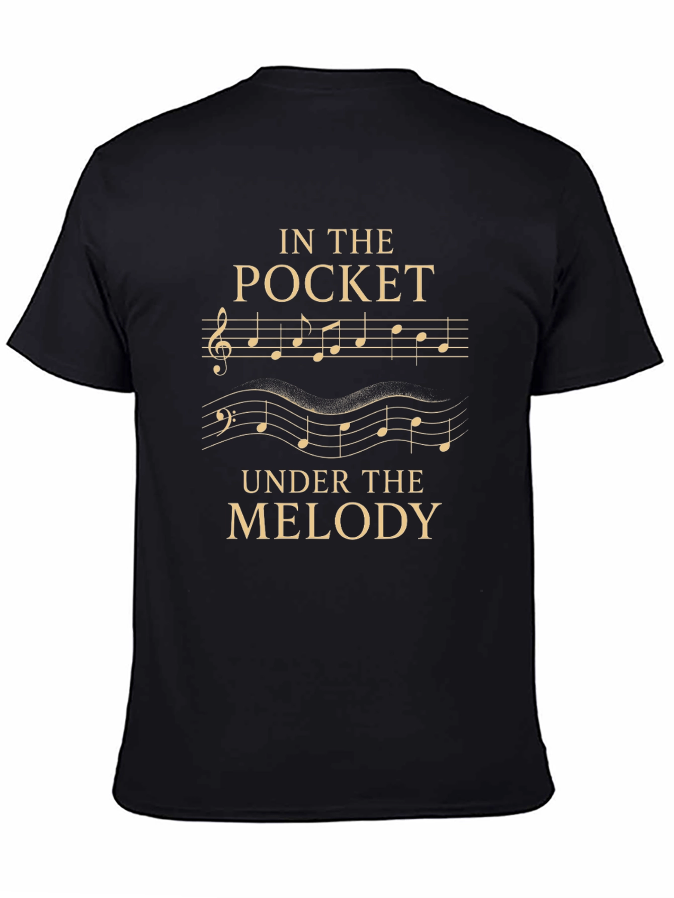In The Pocket Under The Melody Black T-Shirt