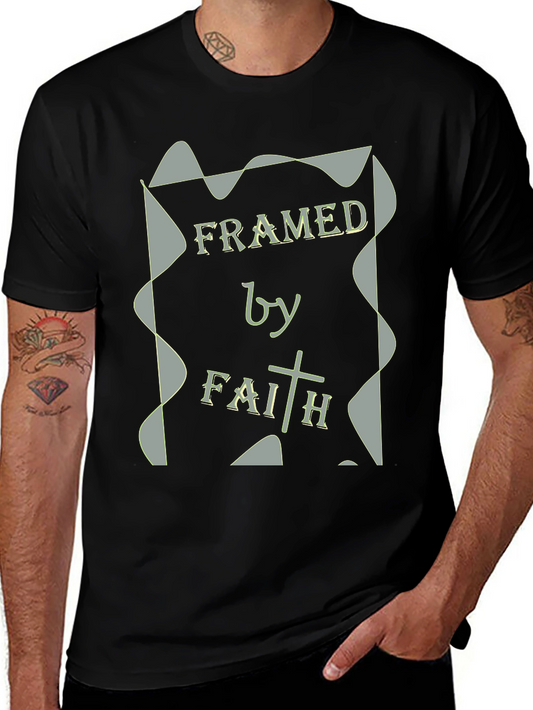 Framed By Faith T-Shirt Religious Tee Christian Apparel