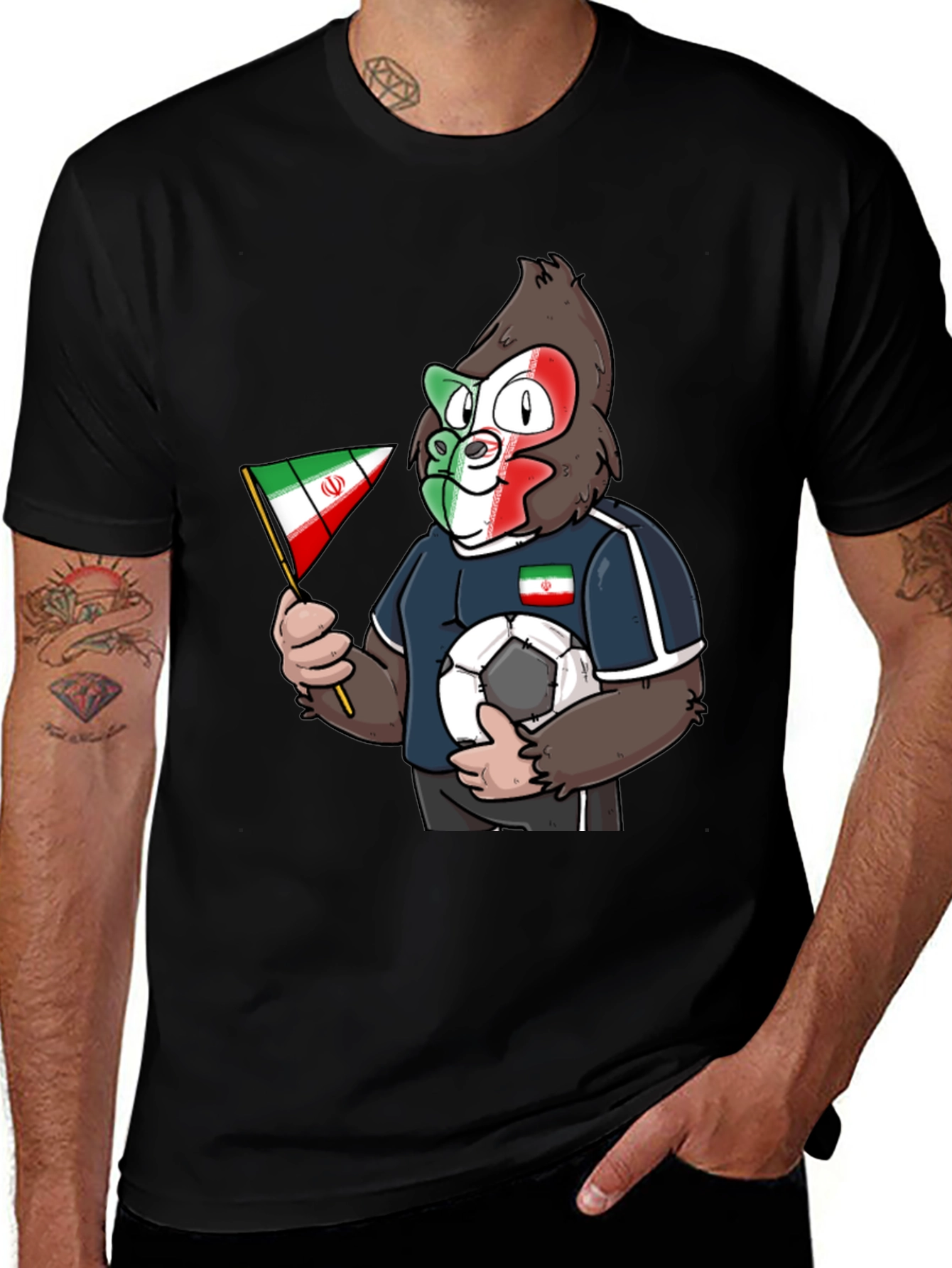 Iran Soccer Gorilla T-Shirt