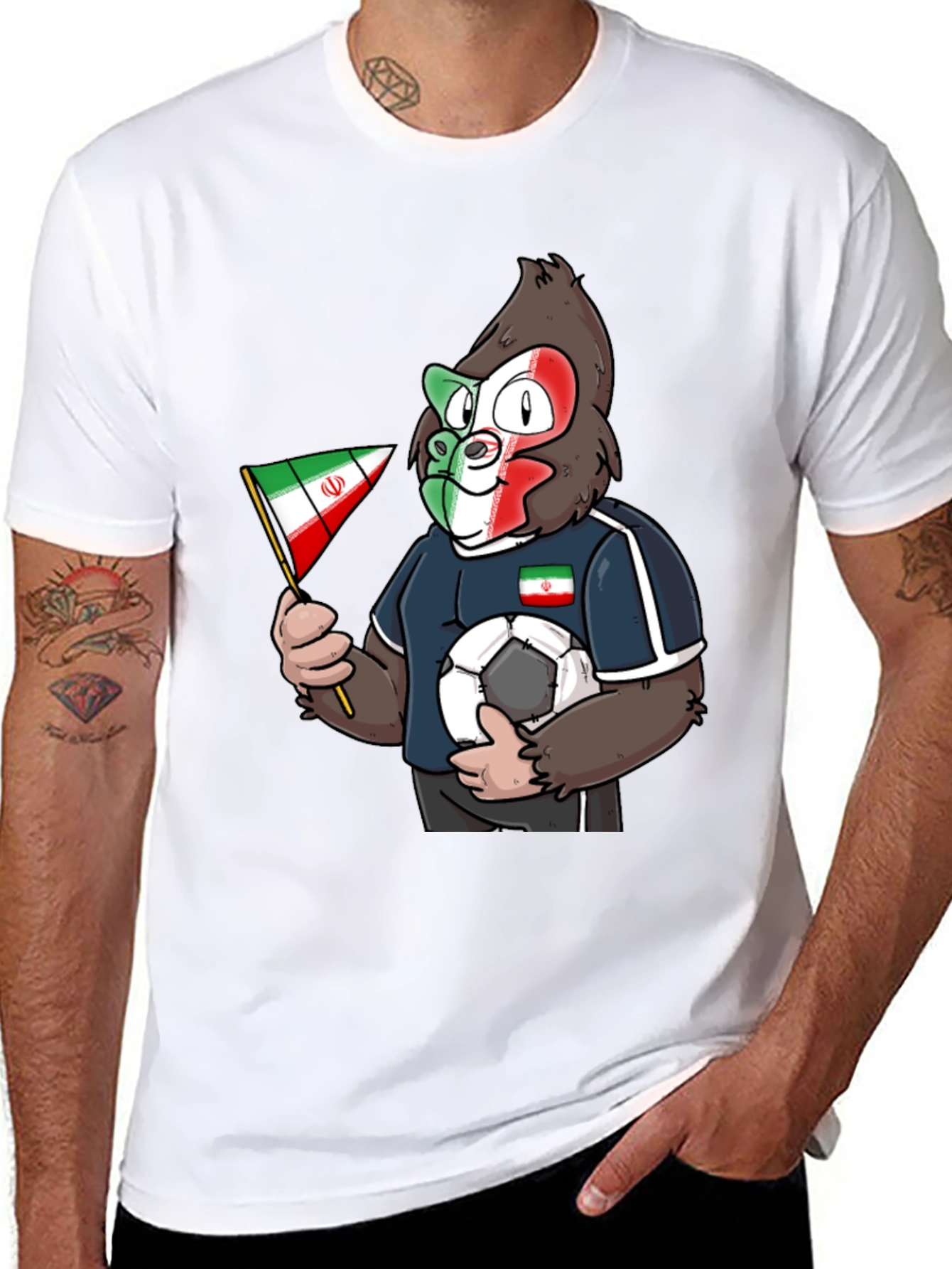 Iran Soccer Gorilla T-Shirt